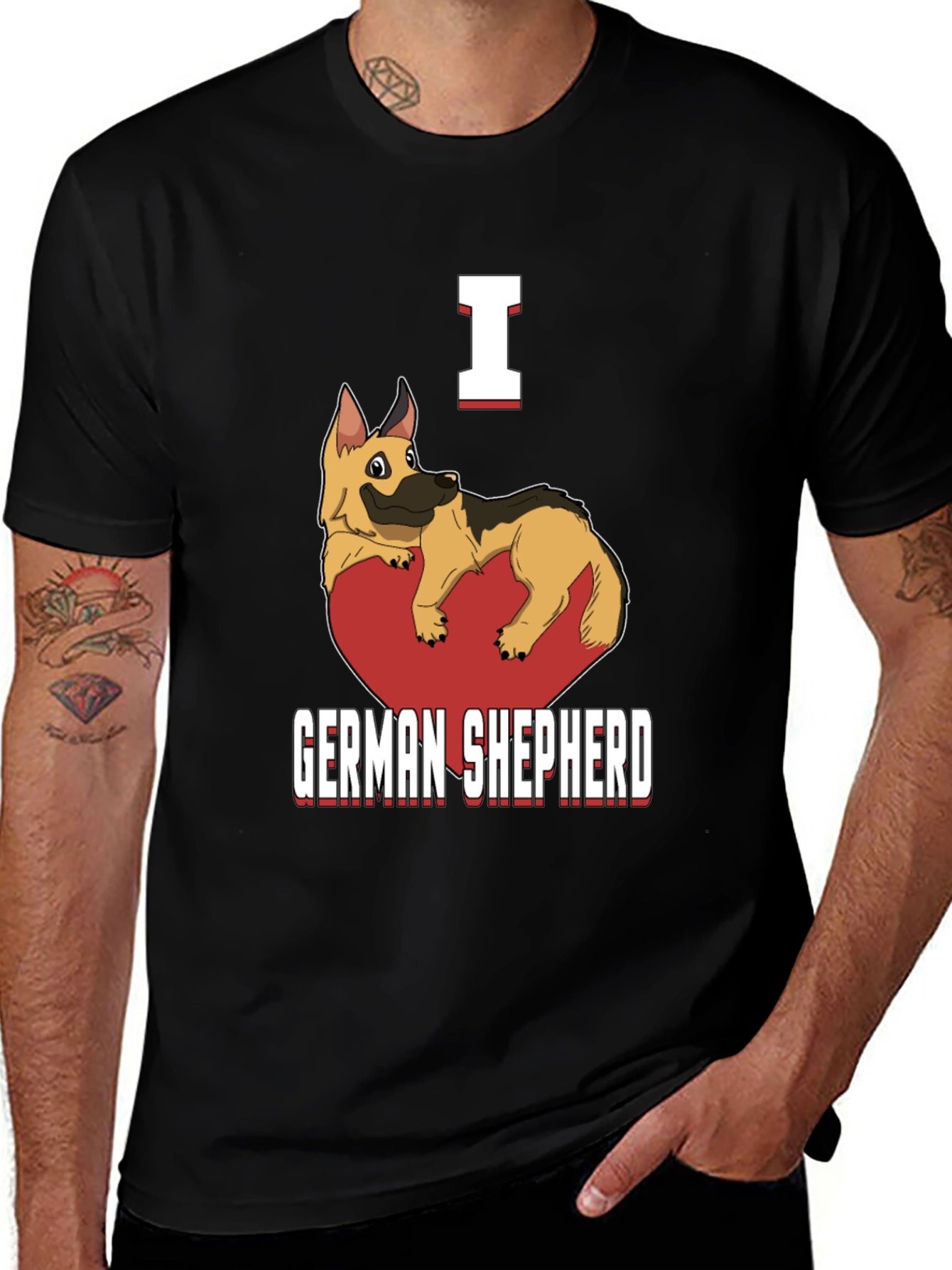 I Heart German Shepherd T-Shirt