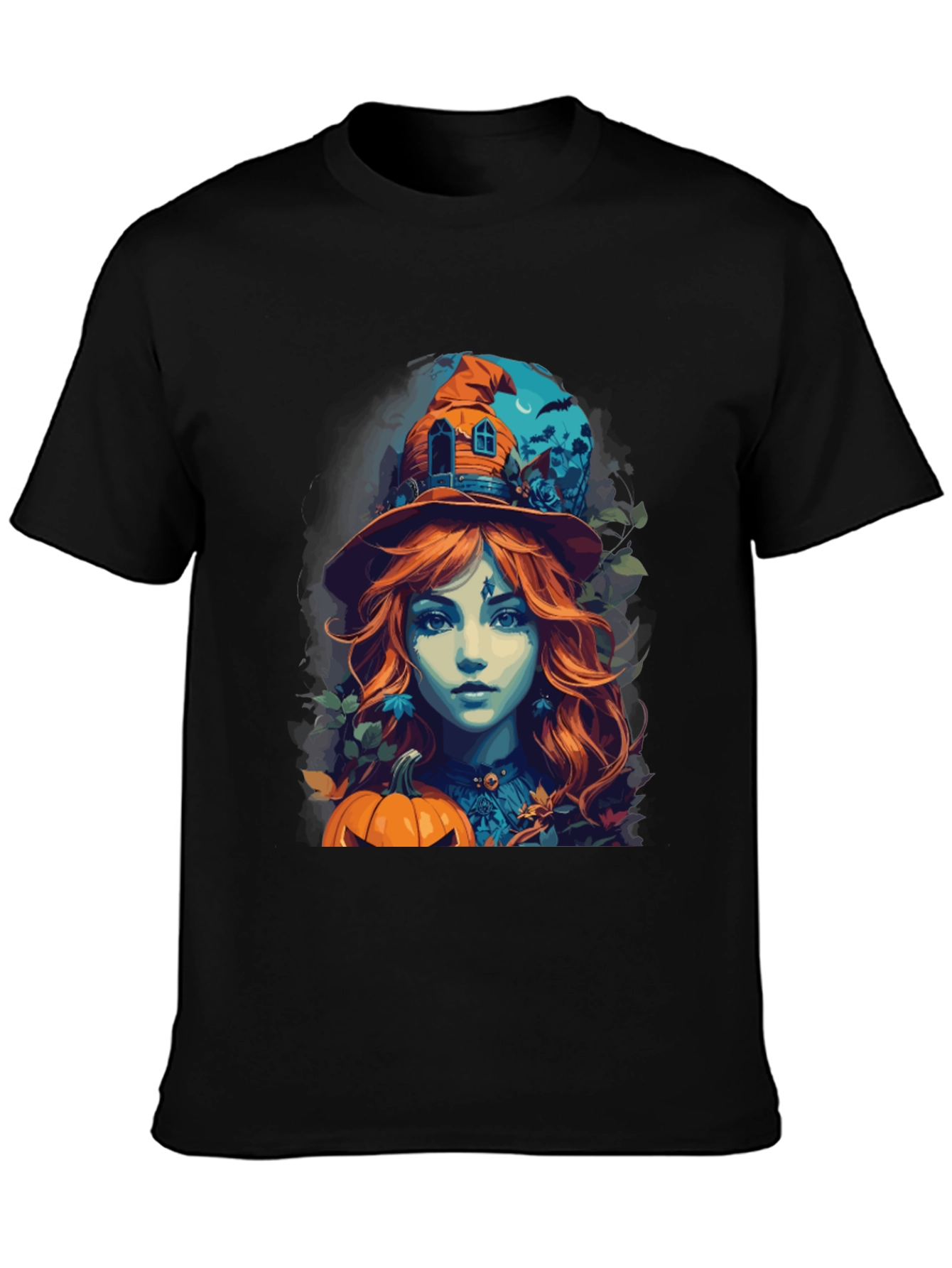Halloween Witch T-Shirt: Autumn Vibes Spooky Season Style