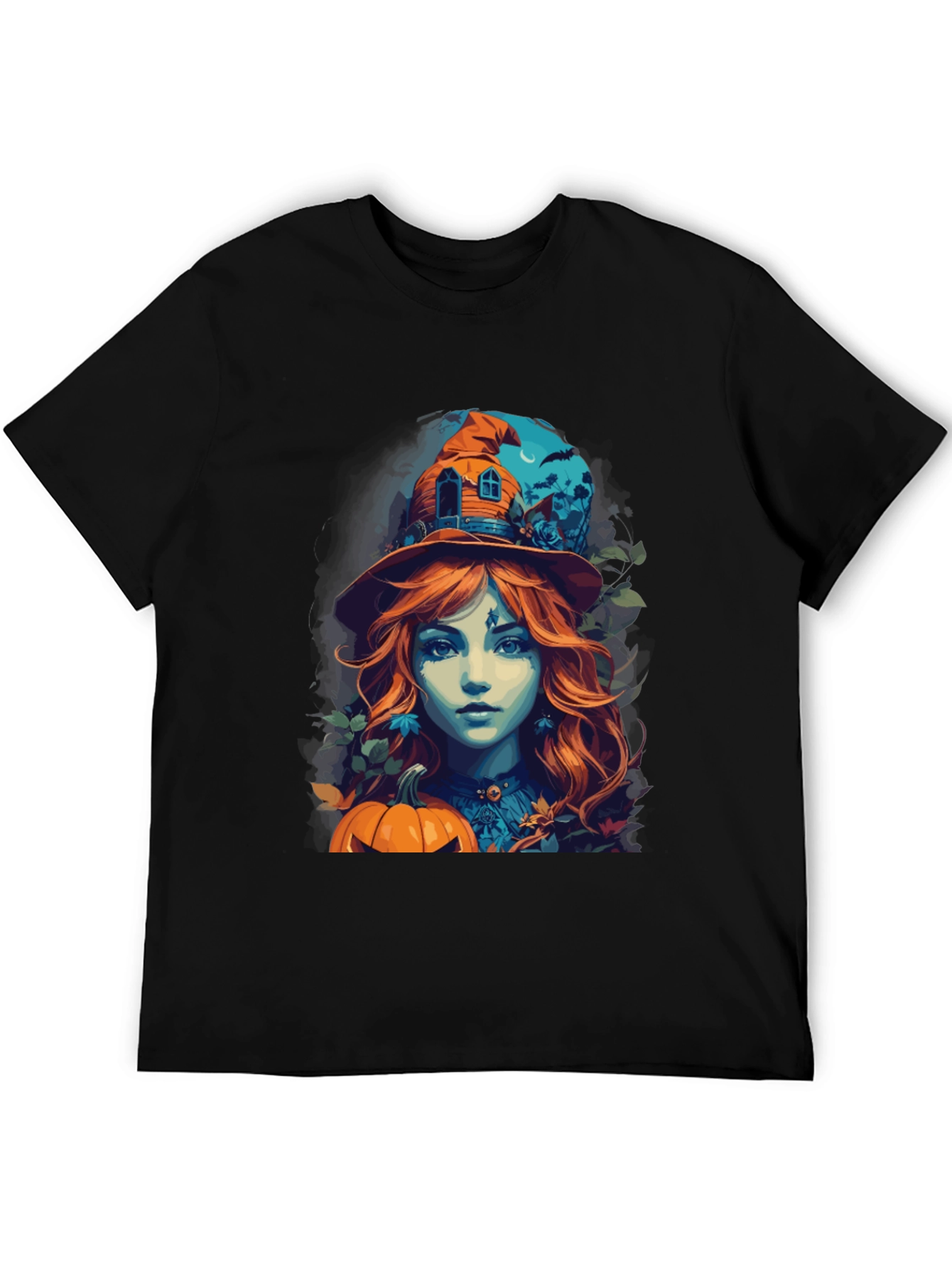 Halloween Witch T-Shirt: Autumn Vibes Spooky Season Style