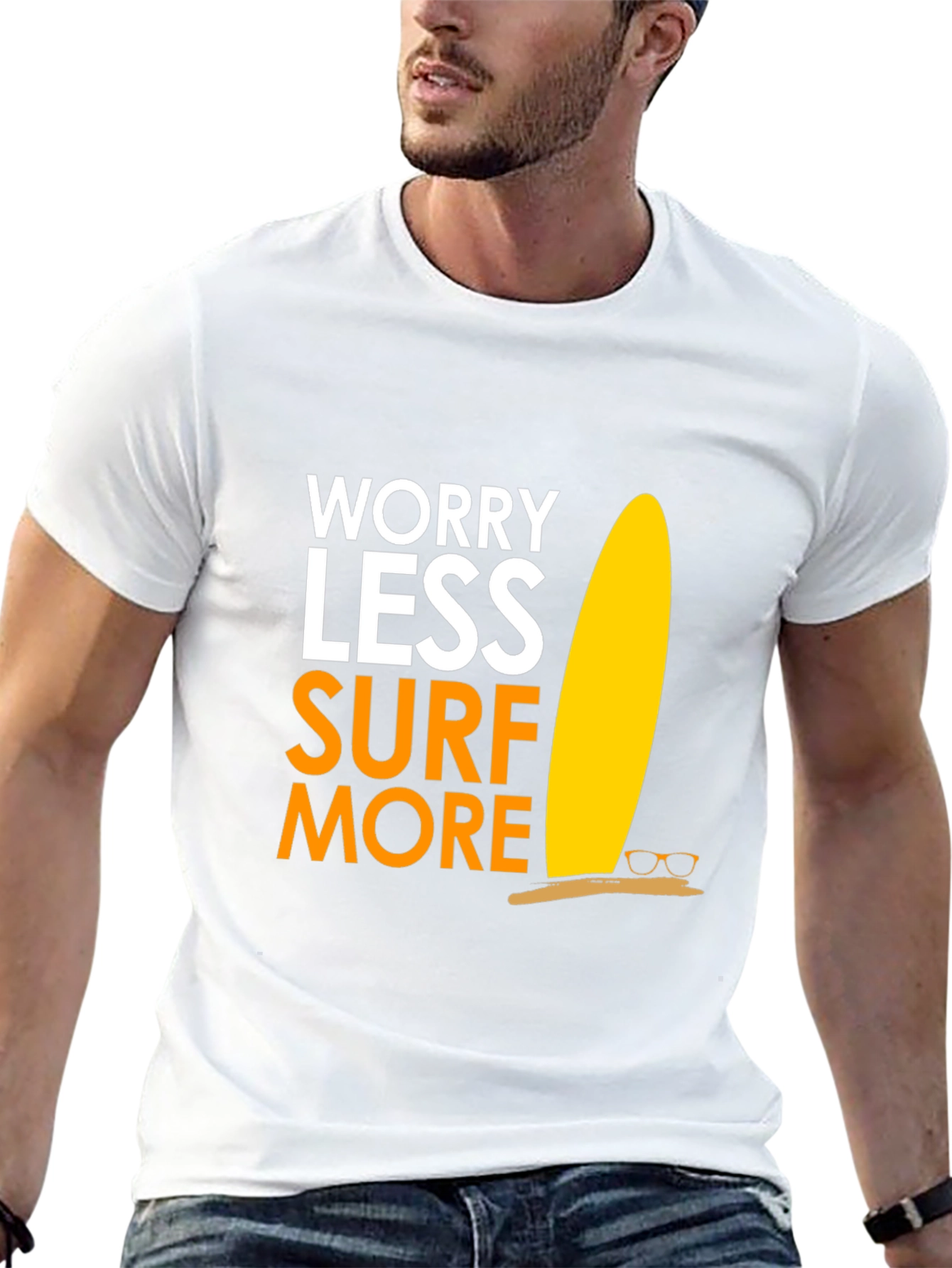 Worry Less Surf More Graphic Tee