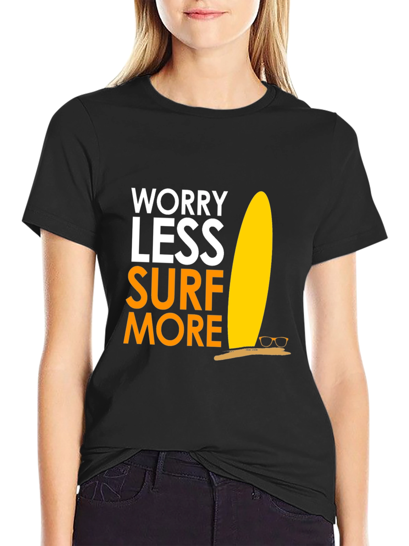Worry Less Surf More Graphic Tee