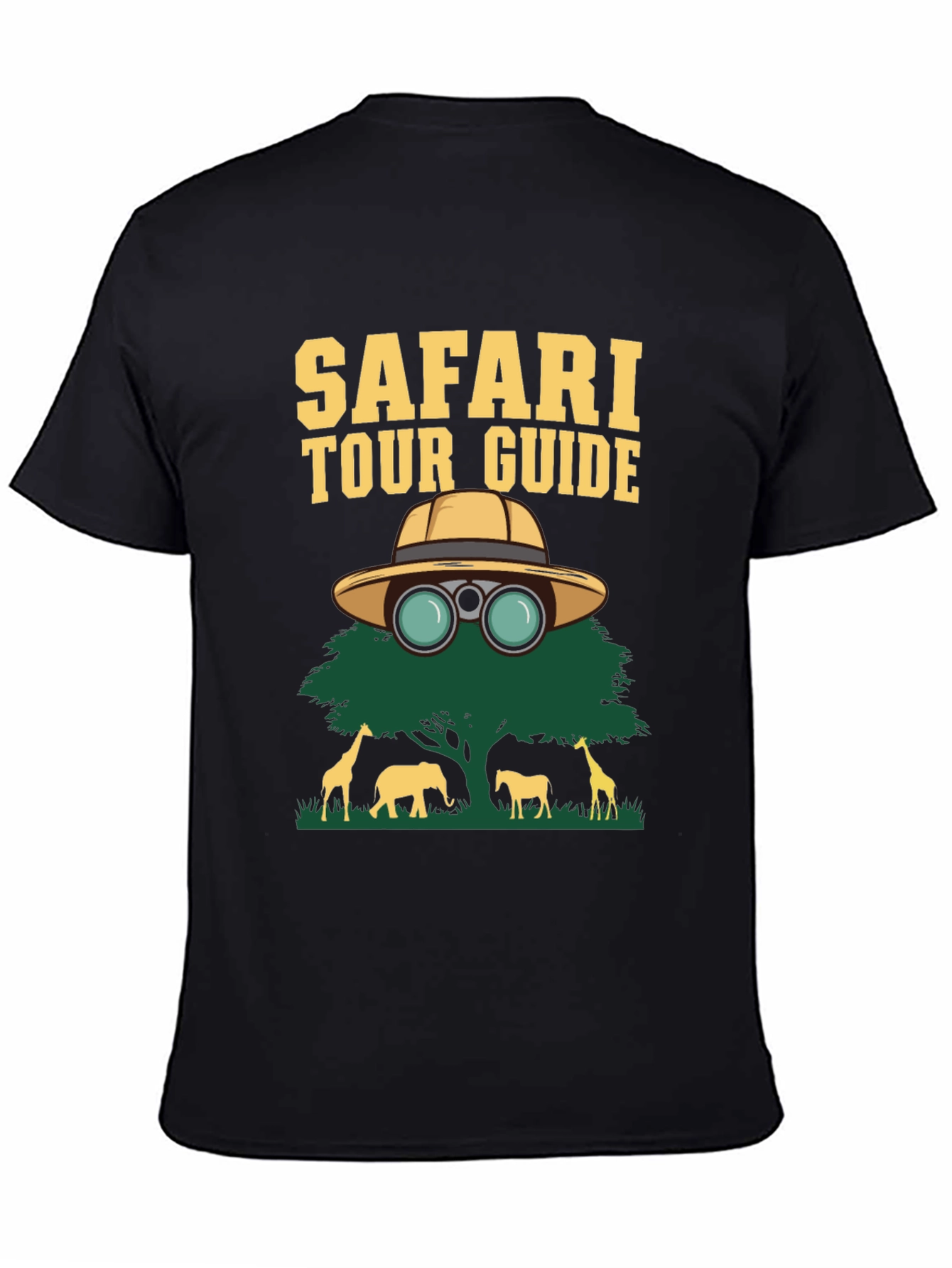 Safari Tour Guide Graphic T-Shirt