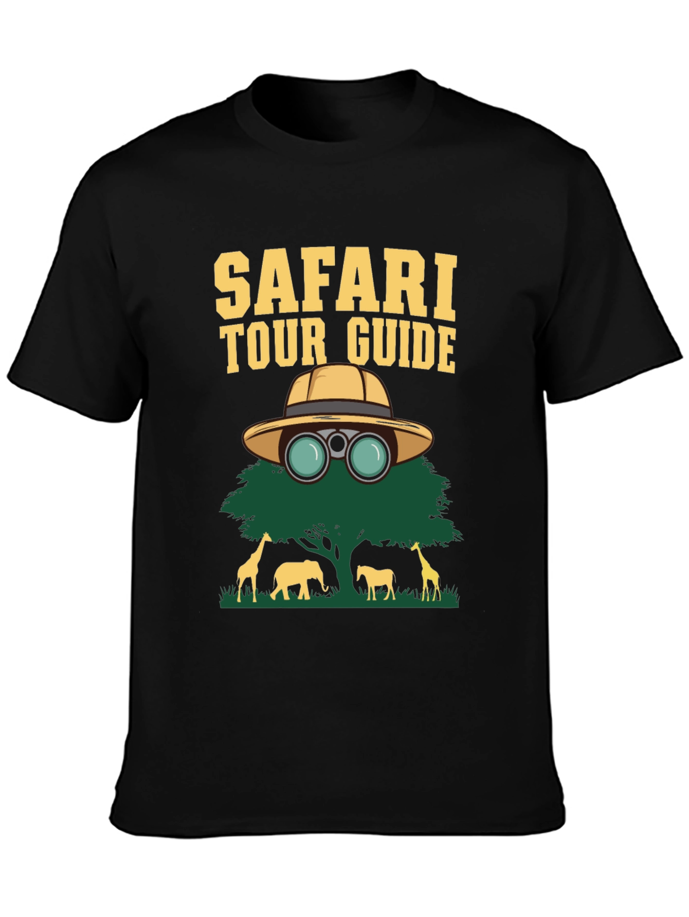 Safari Tour Guide Graphic T-Shirt