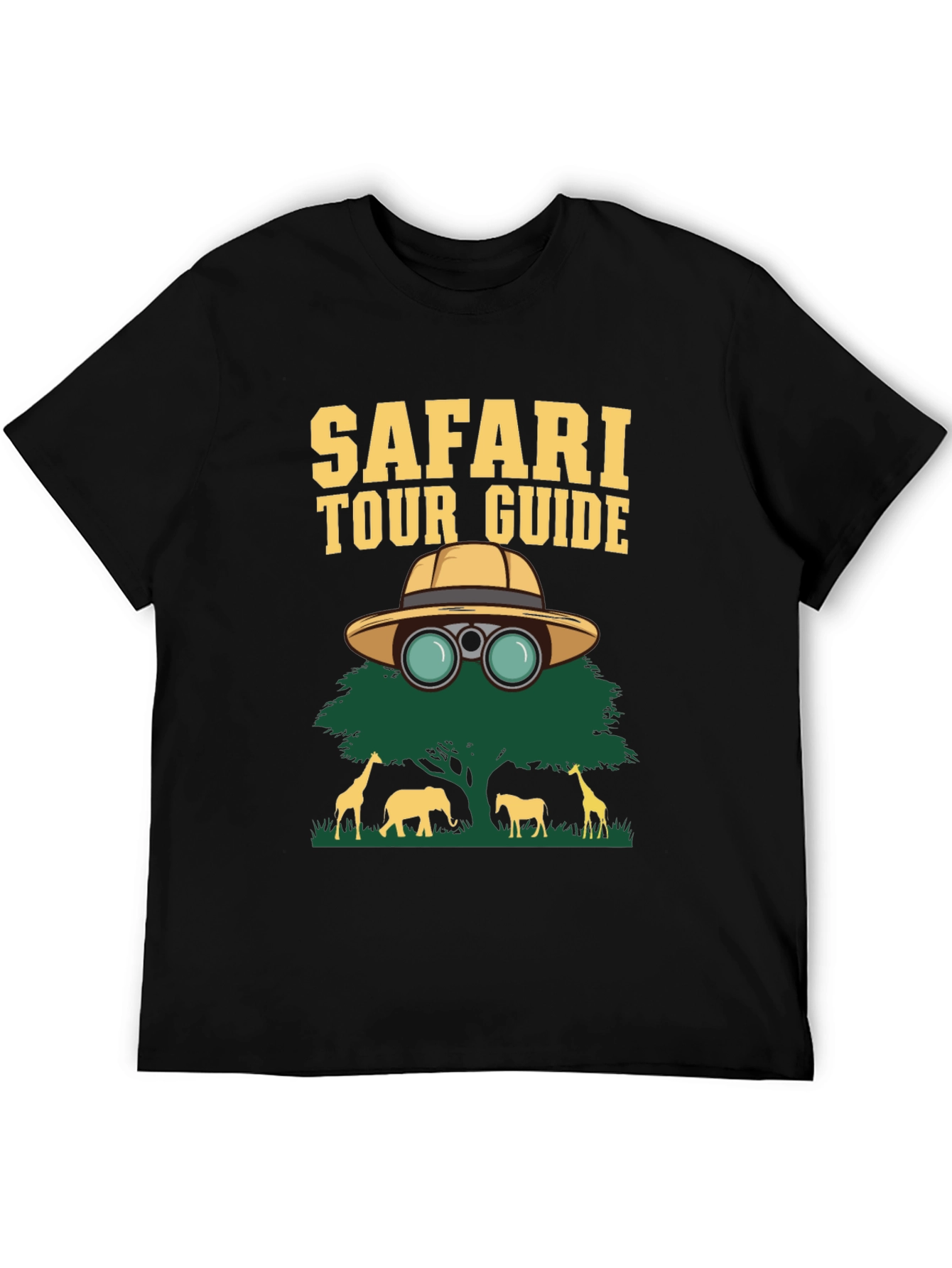 Safari Tour Guide Graphic T-Shirt