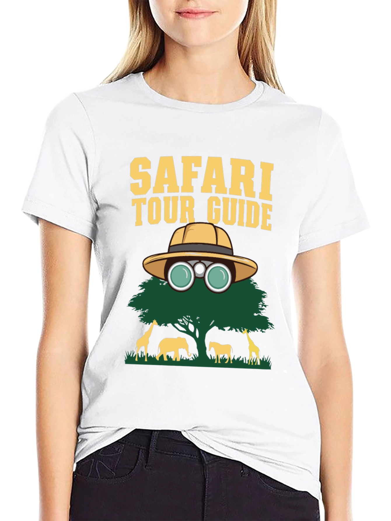 Safari Tour Guide Graphic T-Shirt