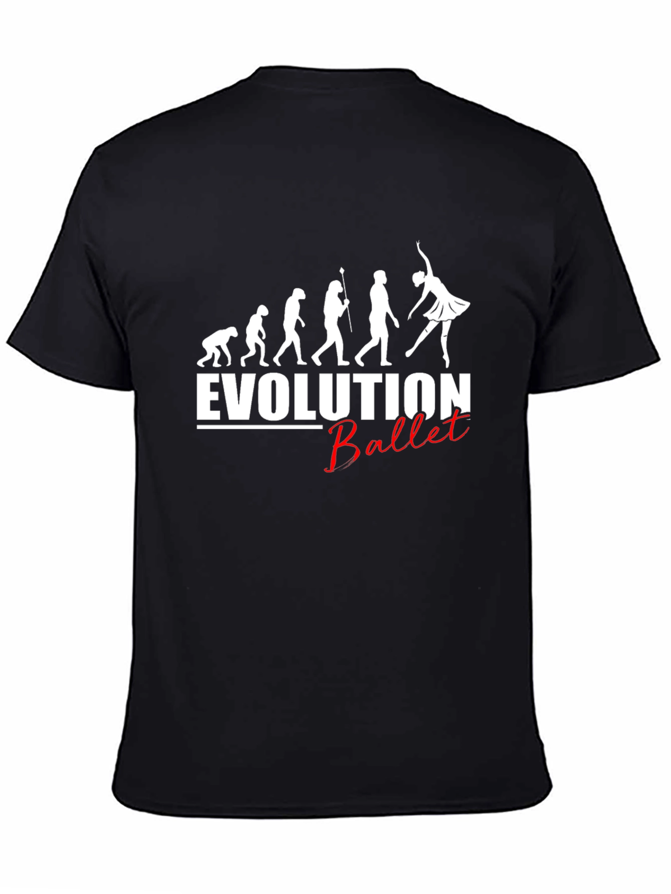 Evolution of Ballet Black T-Shirt