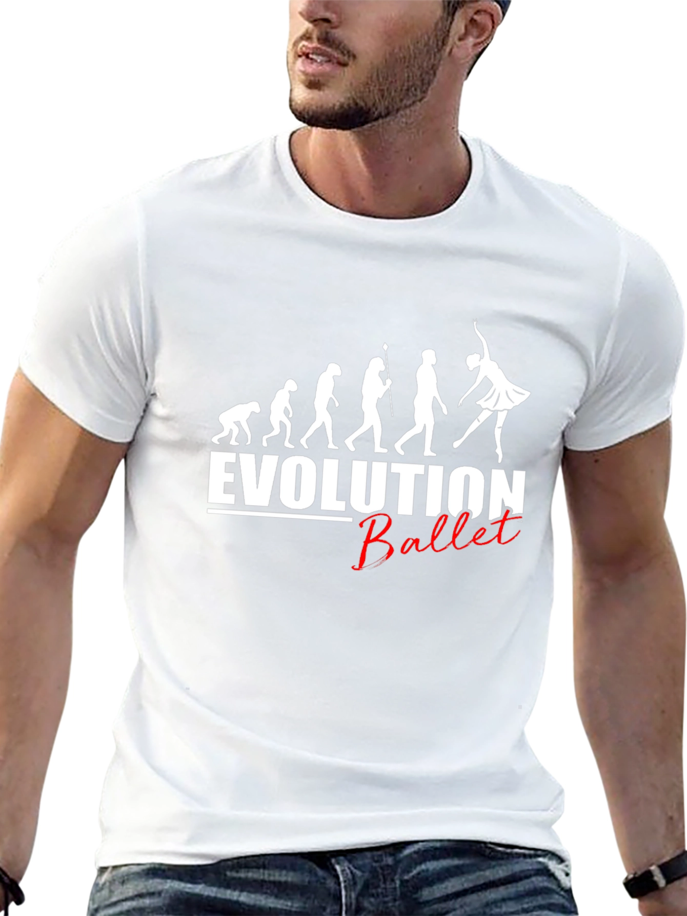 Evolution of Ballet Black T-Shirt