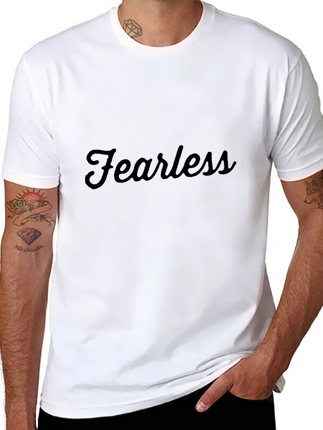 Fearless Black T-Shirt - Classic & Comfortable