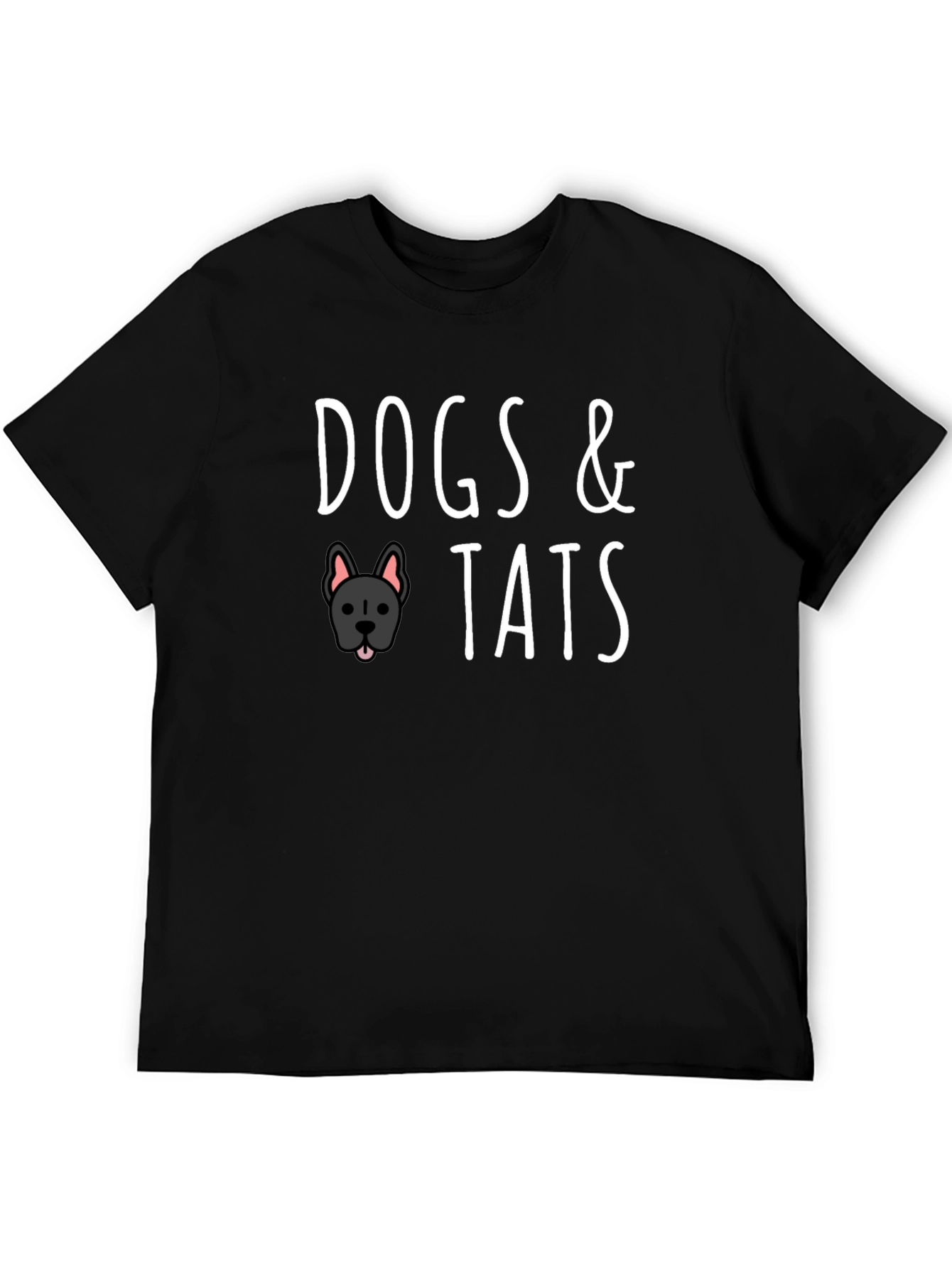 Dogs & Tats Graphic Tee - Black