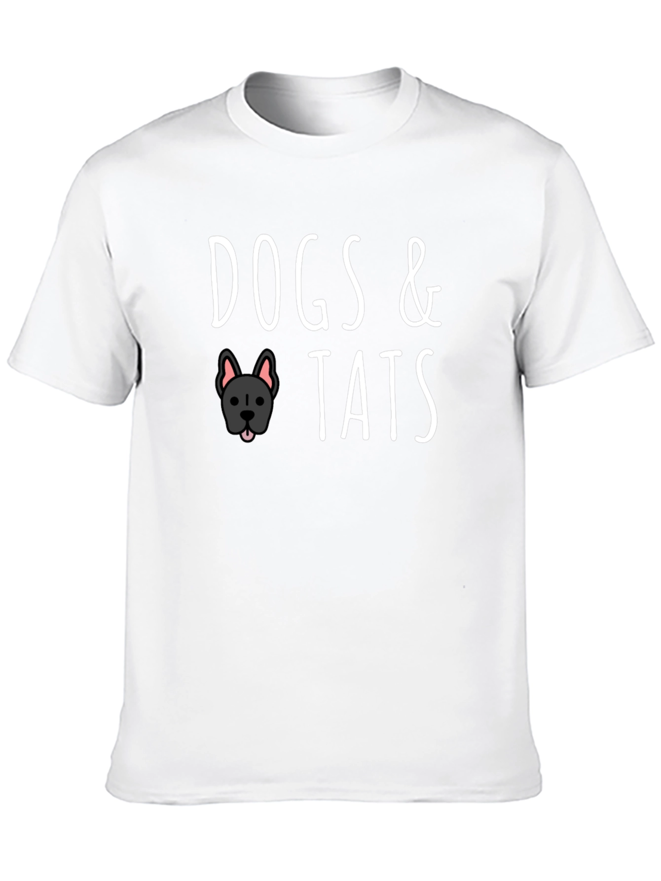 Dogs & Tats Graphic Tee - Black