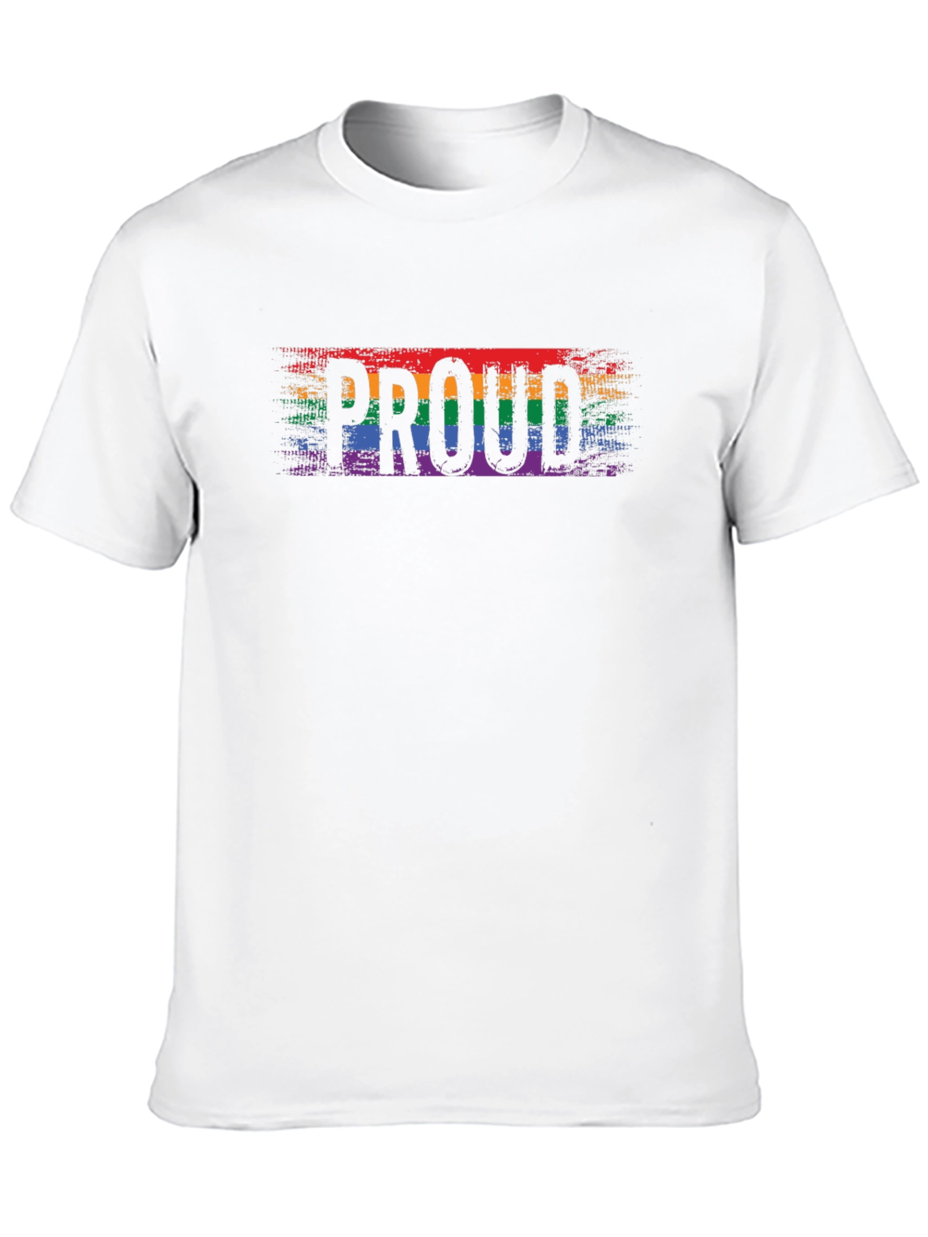 Proud Rainbow Graphic T-Shirt LGBTQ Pride Tee