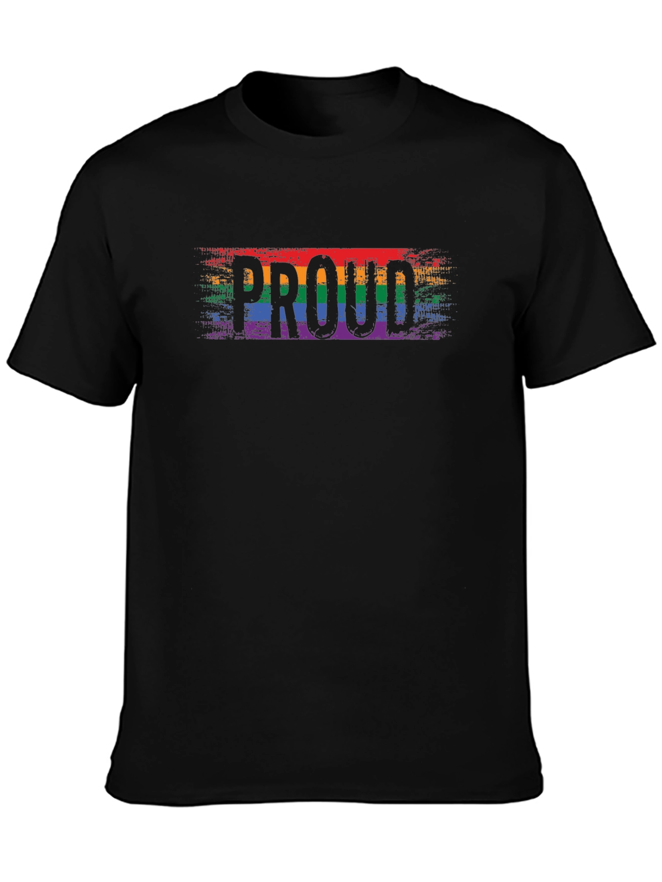 Proud Rainbow Graphic T-Shirt LGBTQ Pride Tee