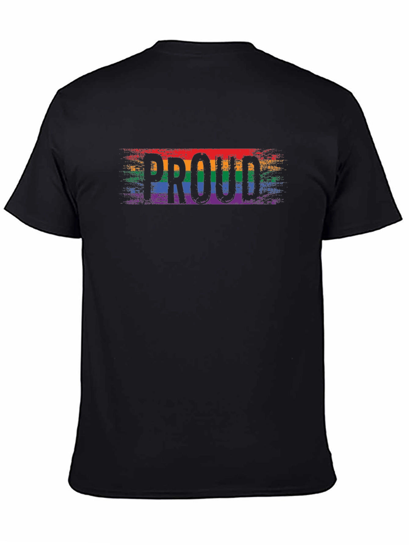 Proud Rainbow Graphic T-Shirt LGBTQ Pride Tee