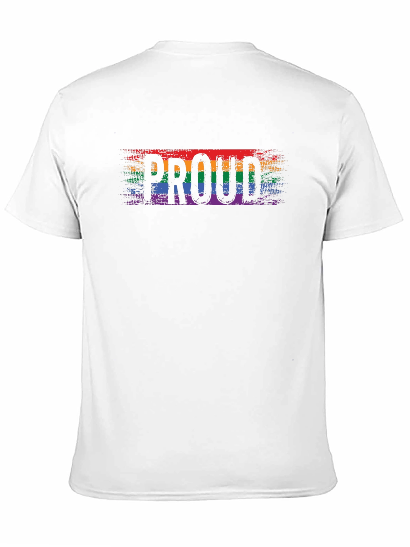 Proud Rainbow Graphic T-Shirt LGBTQ Pride Tee
