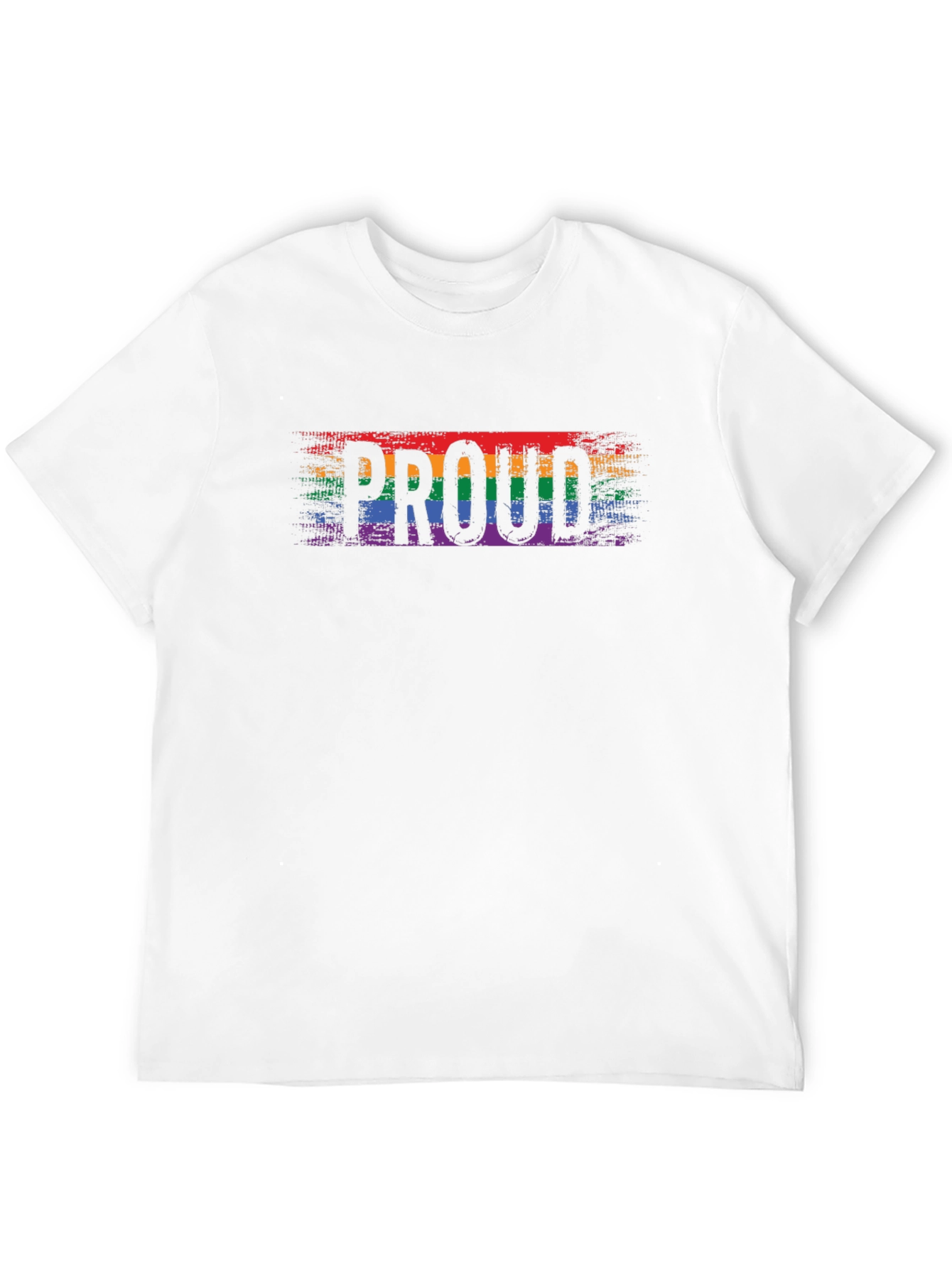 Proud Rainbow Graphic T-Shirt LGBTQ Pride Tee