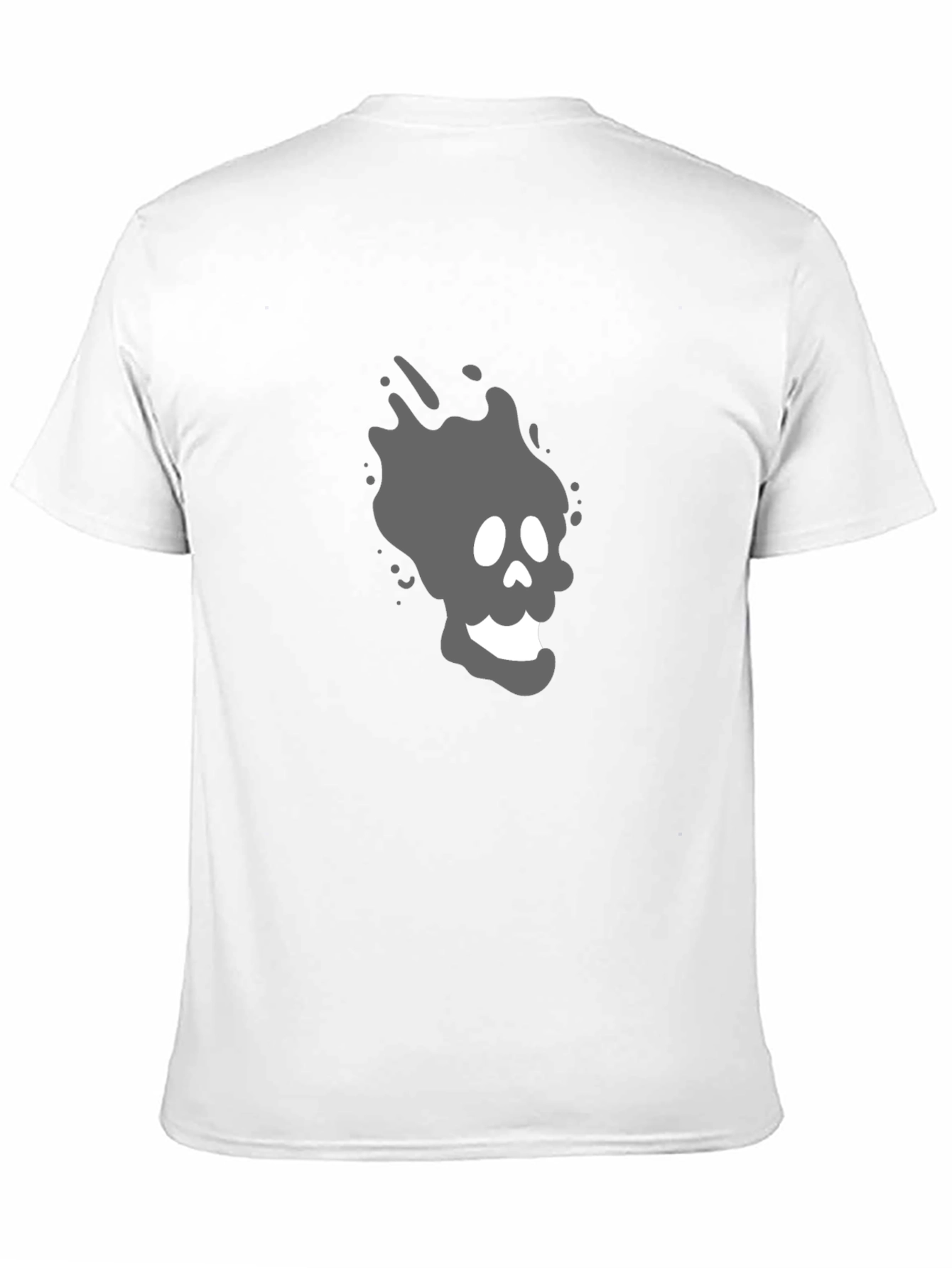 Cool Ghost Graphic T-Shirt - Black Cotton Tee
