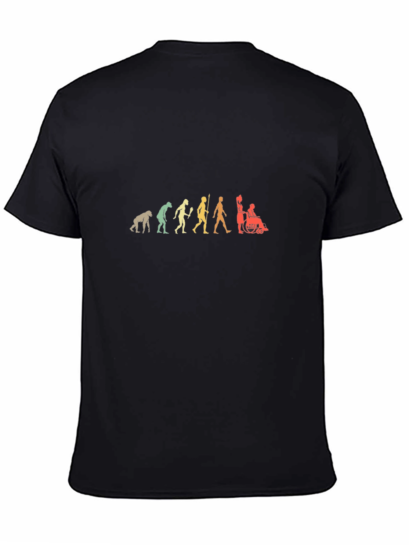 Evolution of Caregiver Black T-Shirt