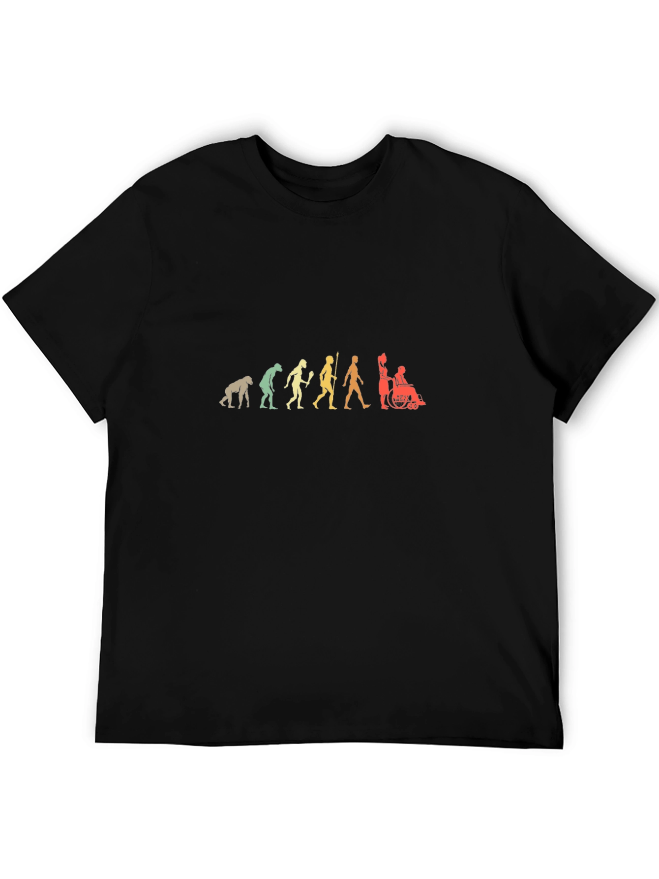 Evolution of Caregiver Black T-Shirt