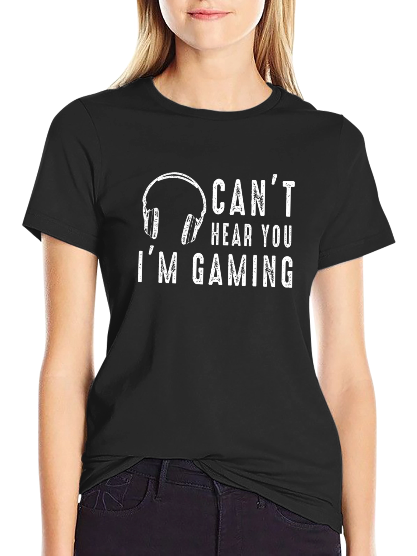 Gamer T-Shirt - Cant Hear You Im Gaming