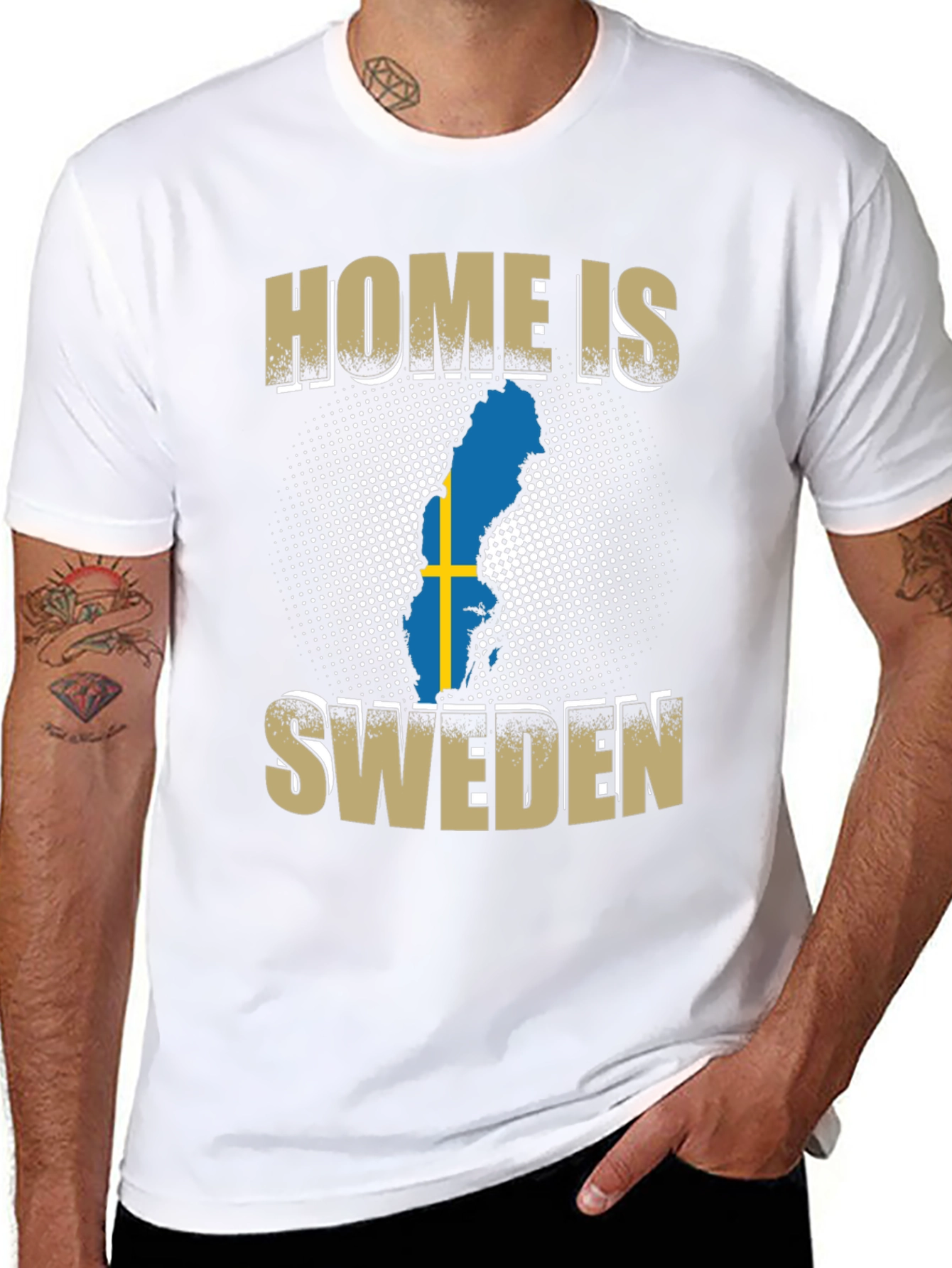 Sweden Pride T-Shirt | Home Is Sweden Tee