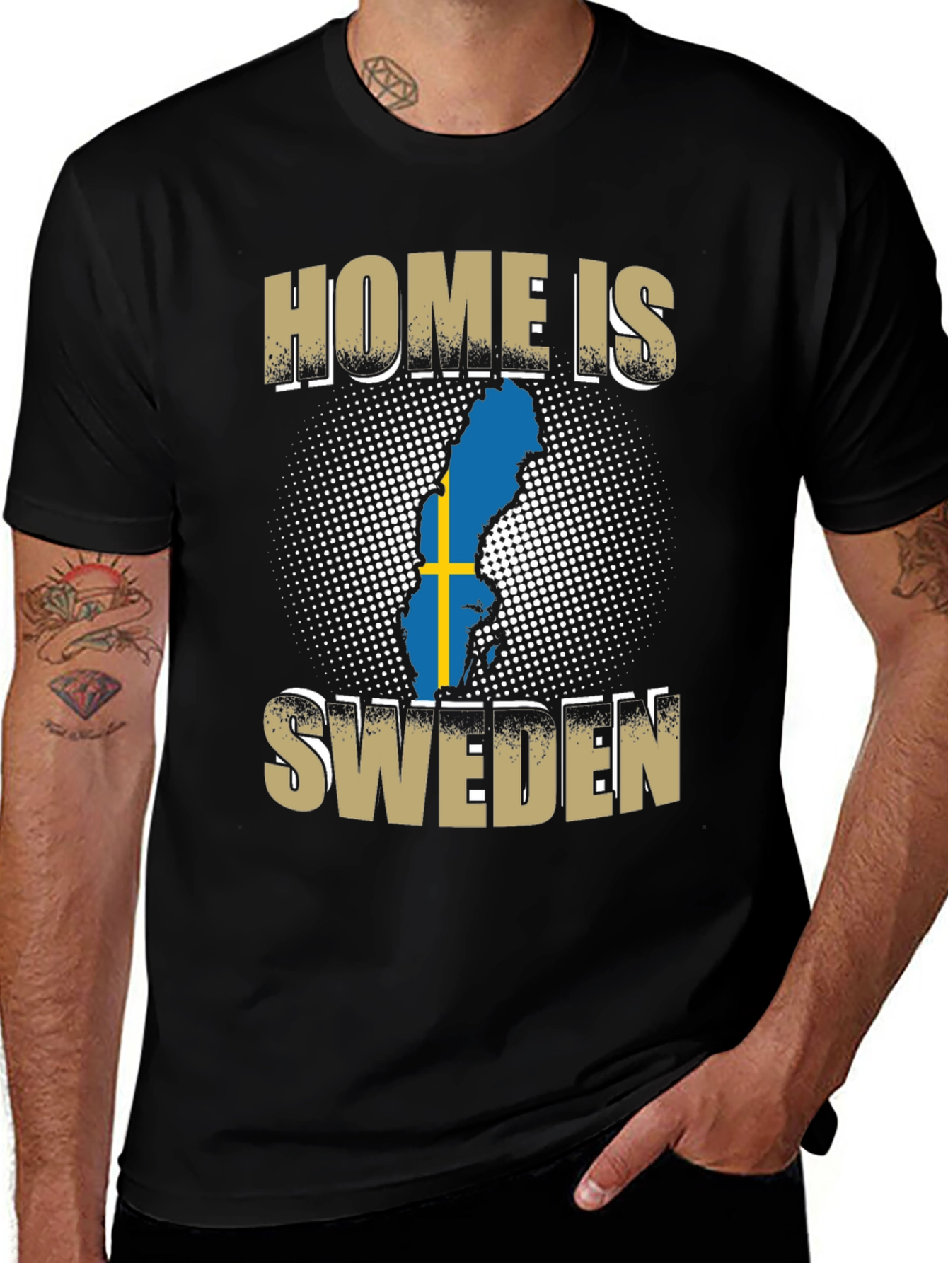 Sweden Pride T-Shirt | Home Is Sweden Tee