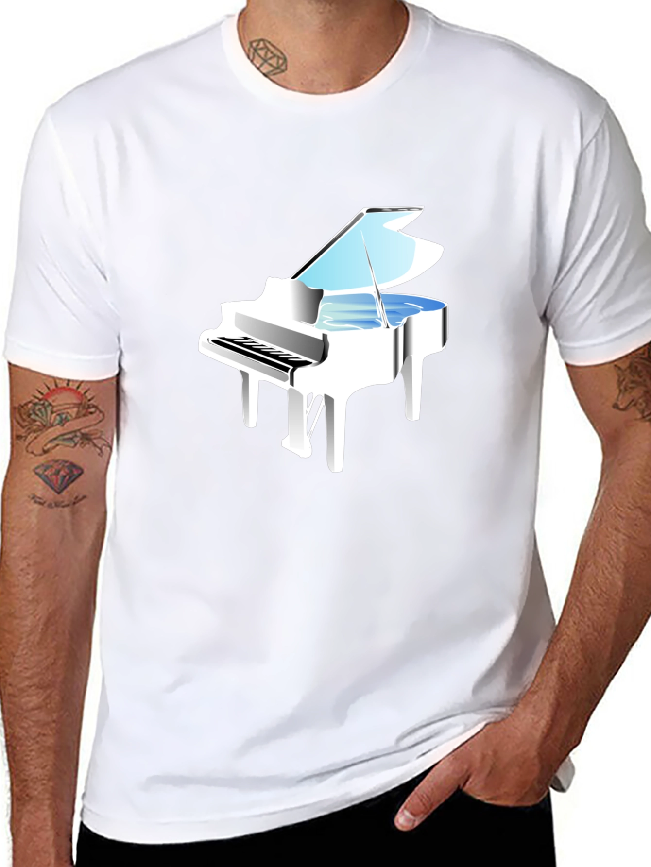 Piano T-Shirt - Musical Instrument Tee