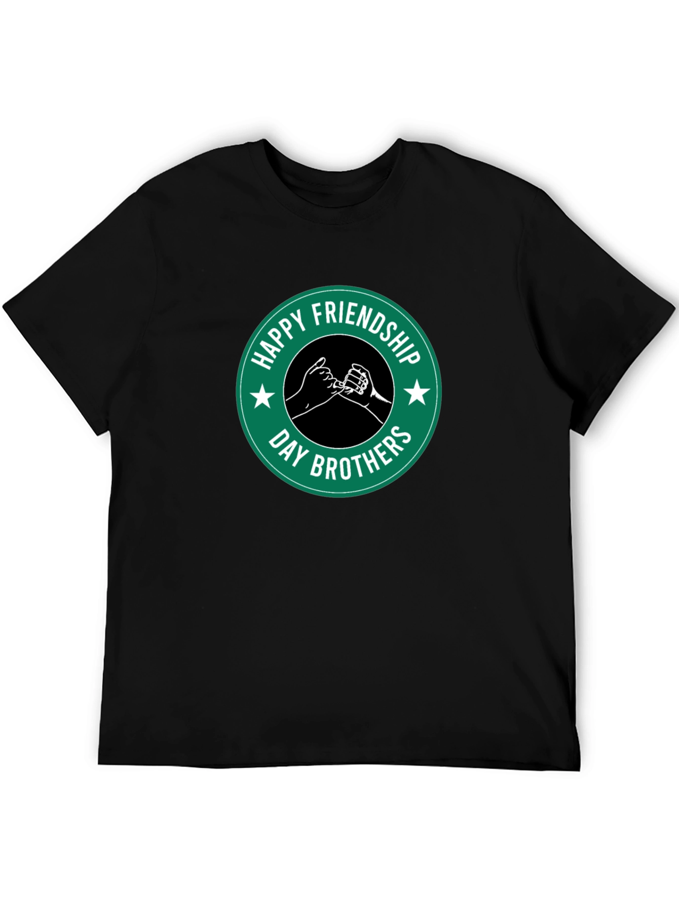 Friendship Day Brothers T-Shirt - Black