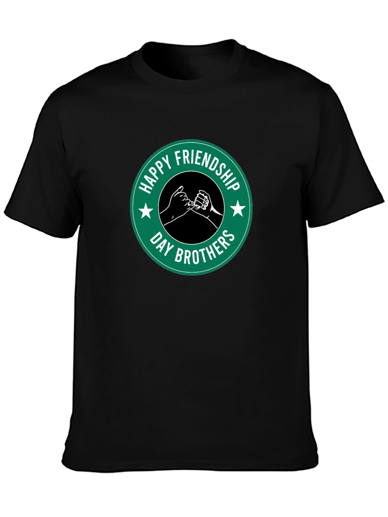 Friendship Day Brothers T-Shirt - Black