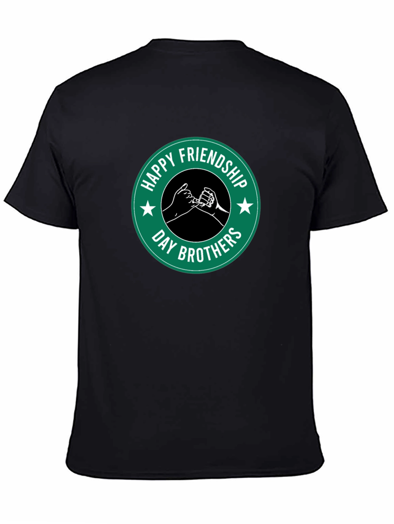 Friendship Day Brothers T-Shirt - Black