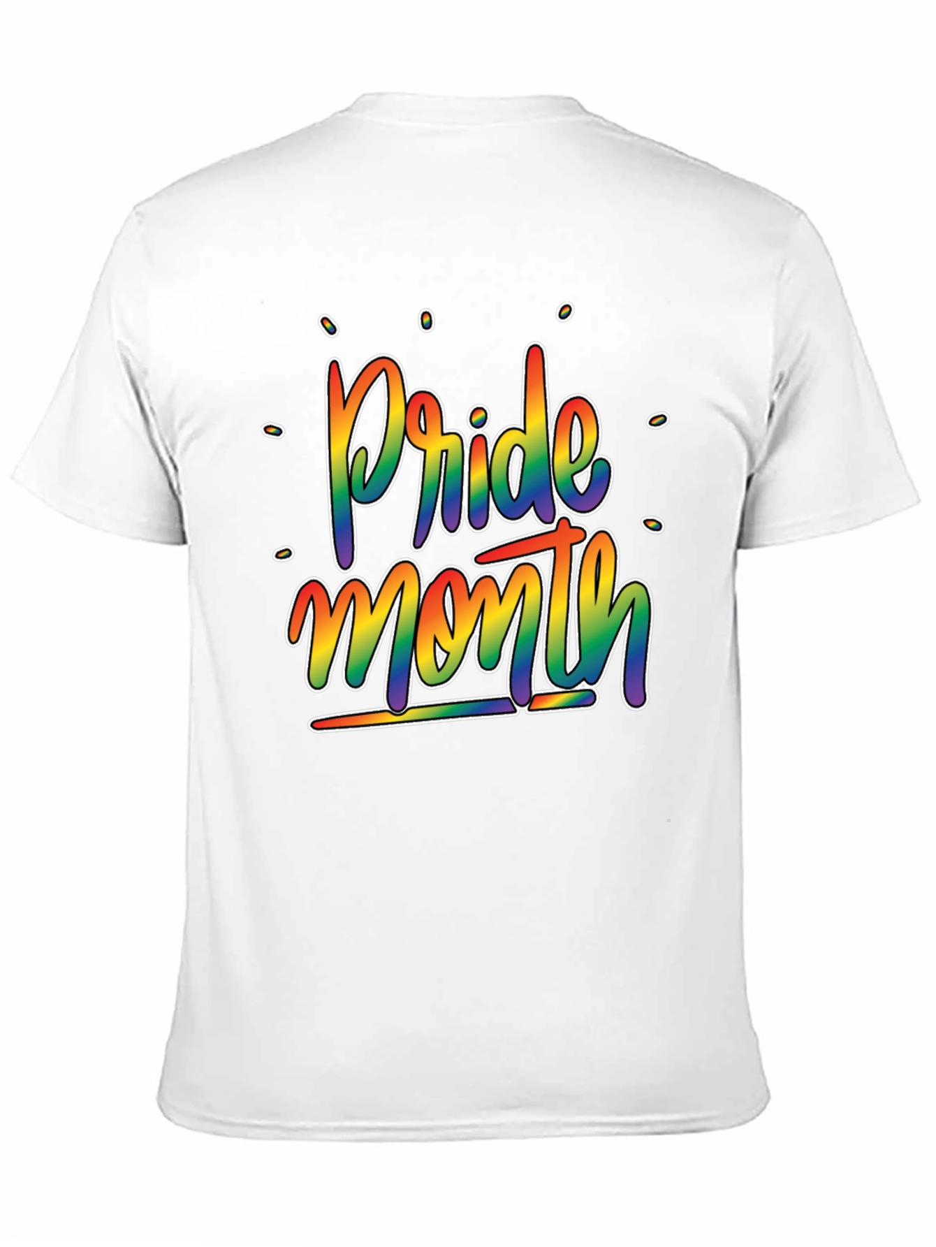 Pride Month Rainbow Graphic T-Shirt