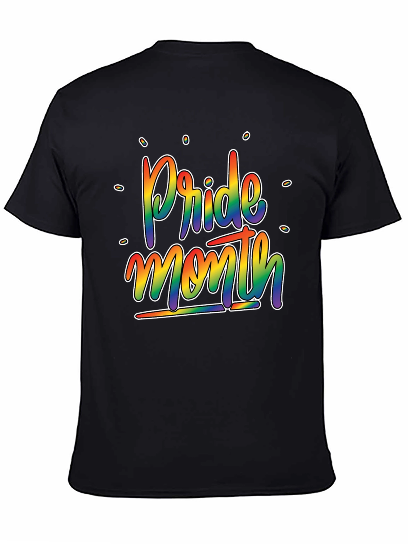 Pride Month Rainbow Graphic T-Shirt