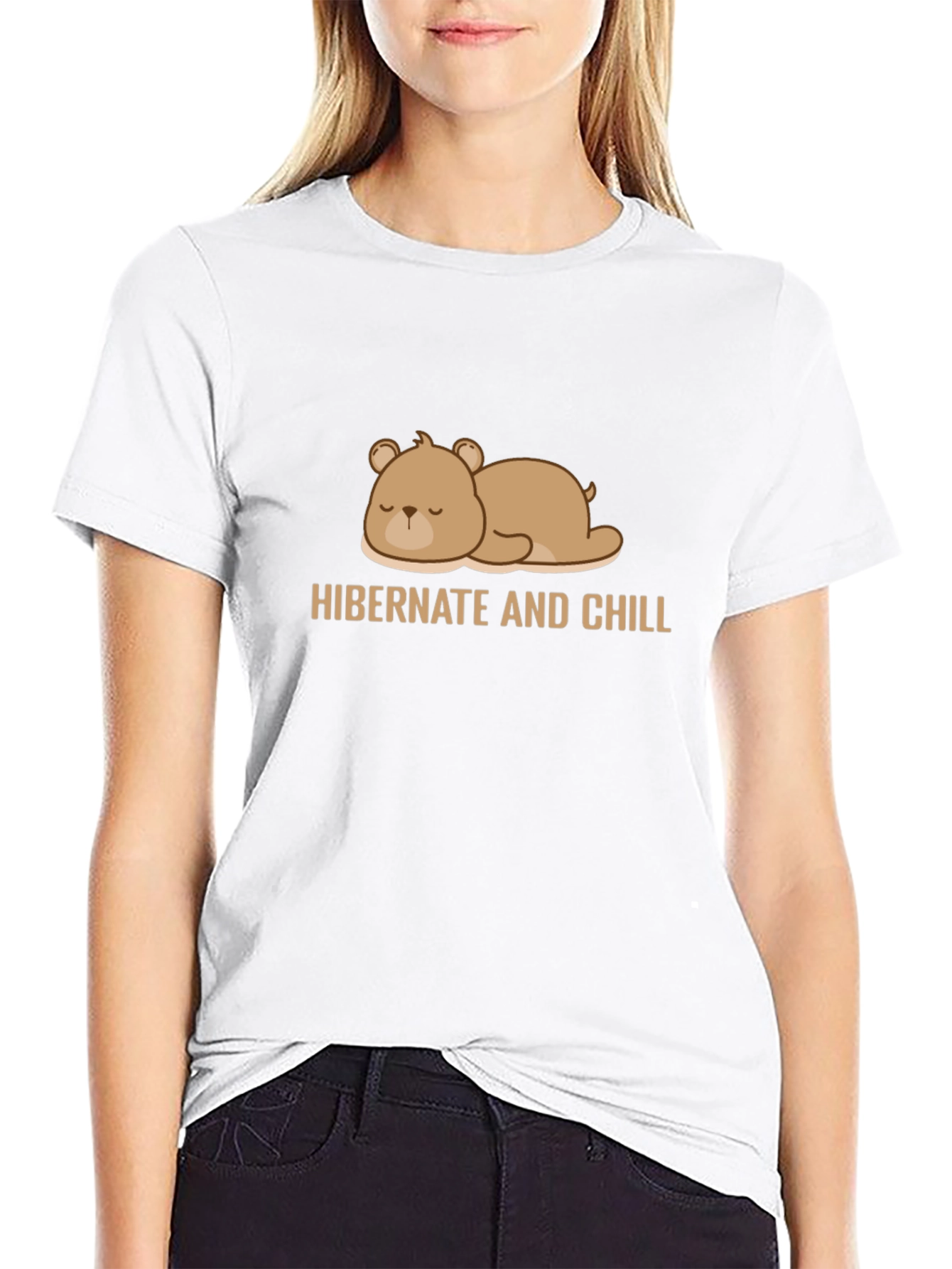 Hibernate and Chill Bear Graphic Tee