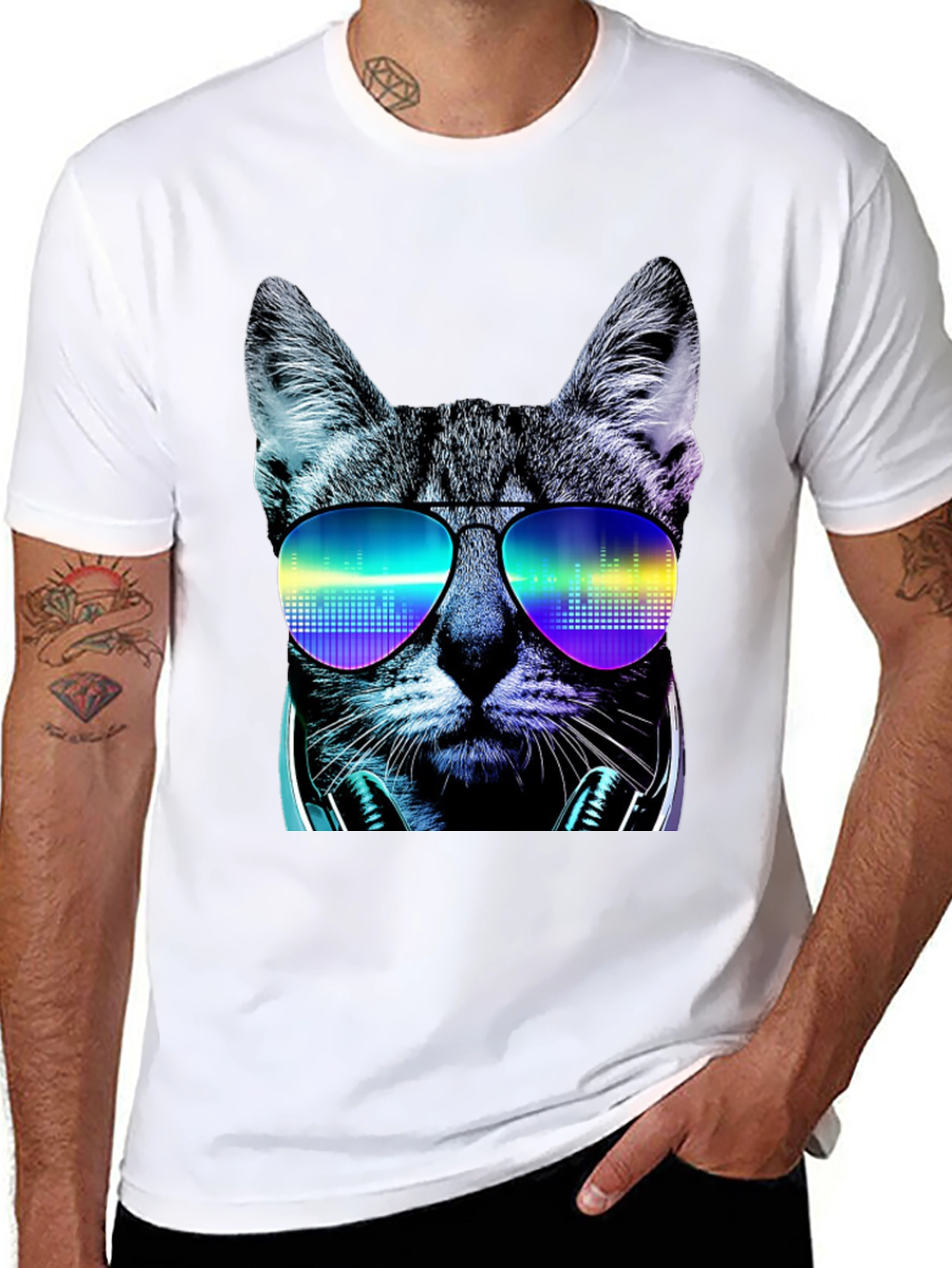 Cool Cat DJ T-Shirt