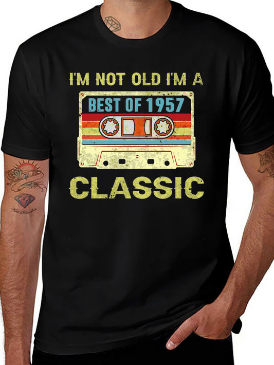 Best of 1957 Classic Cassette Tape Graphic T-Shirt