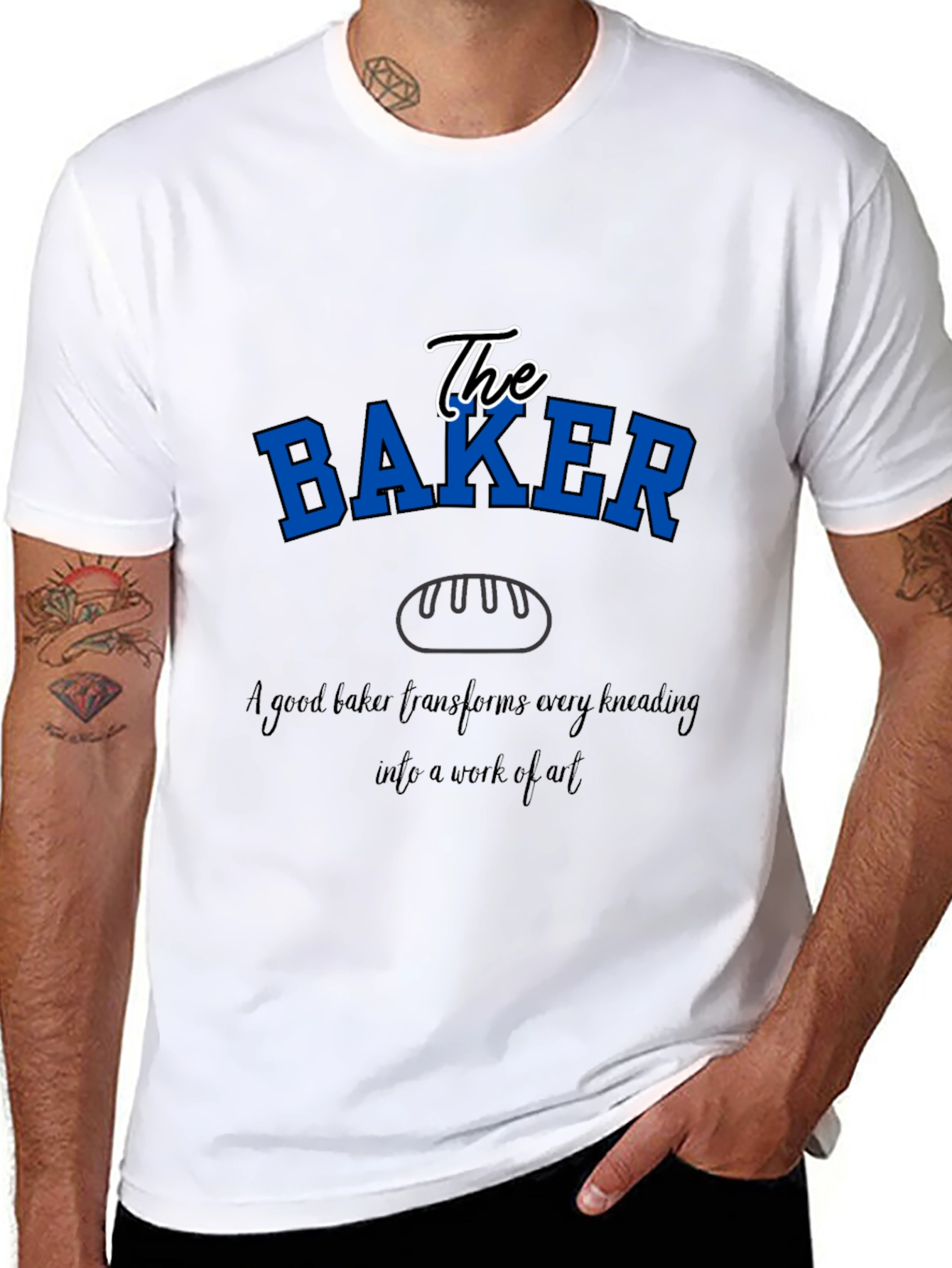 The Baker T-Shirt - Kneading Art