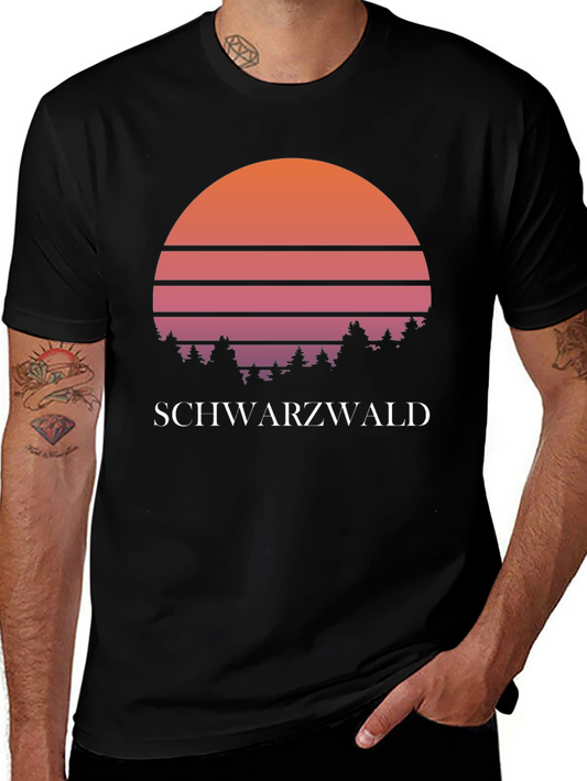 Black Forest Schwarzwald Sunset T-Shirt