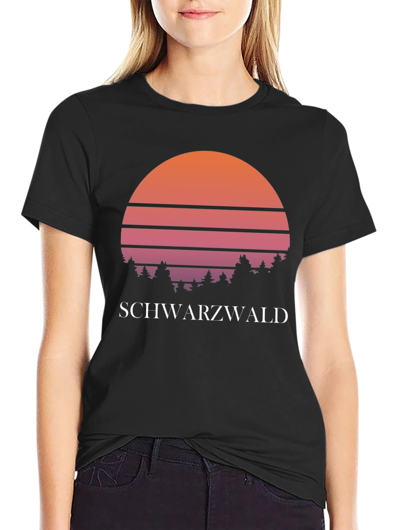Black Forest Schwarzwald Sunset T-Shirt