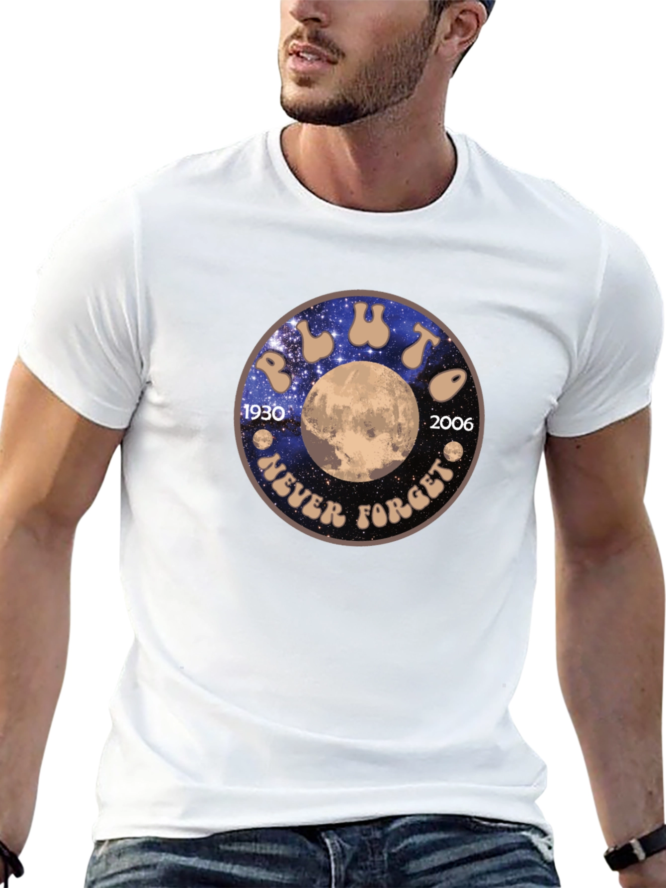 Pluto Never Forget Graphic T-Shirt