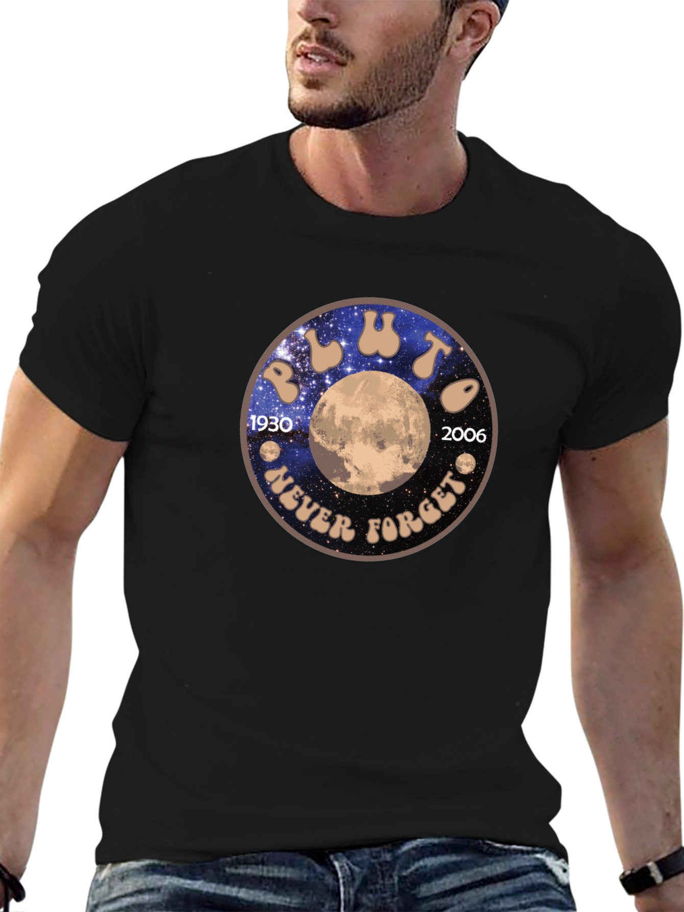 Pluto Never Forget Graphic T-Shirt