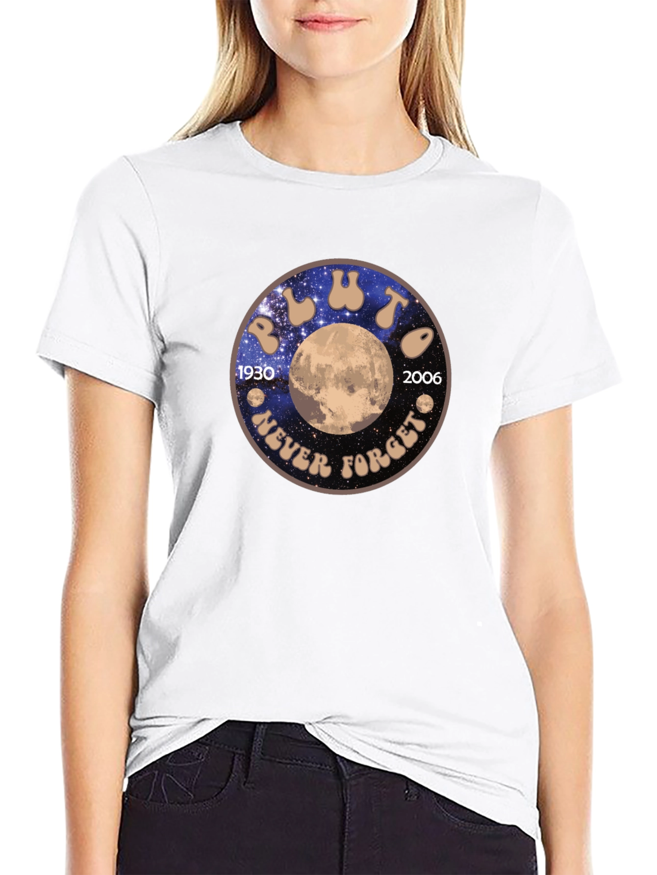 Pluto Never Forget Graphic T-Shirt