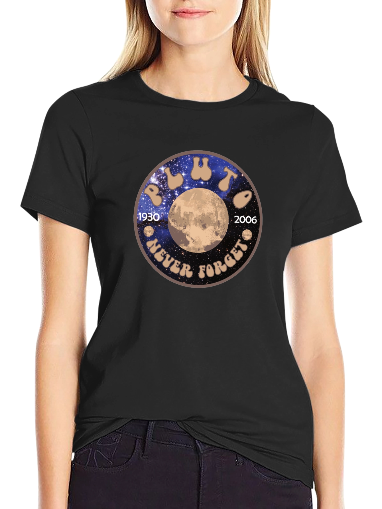 Pluto Never Forget Graphic T-Shirt
