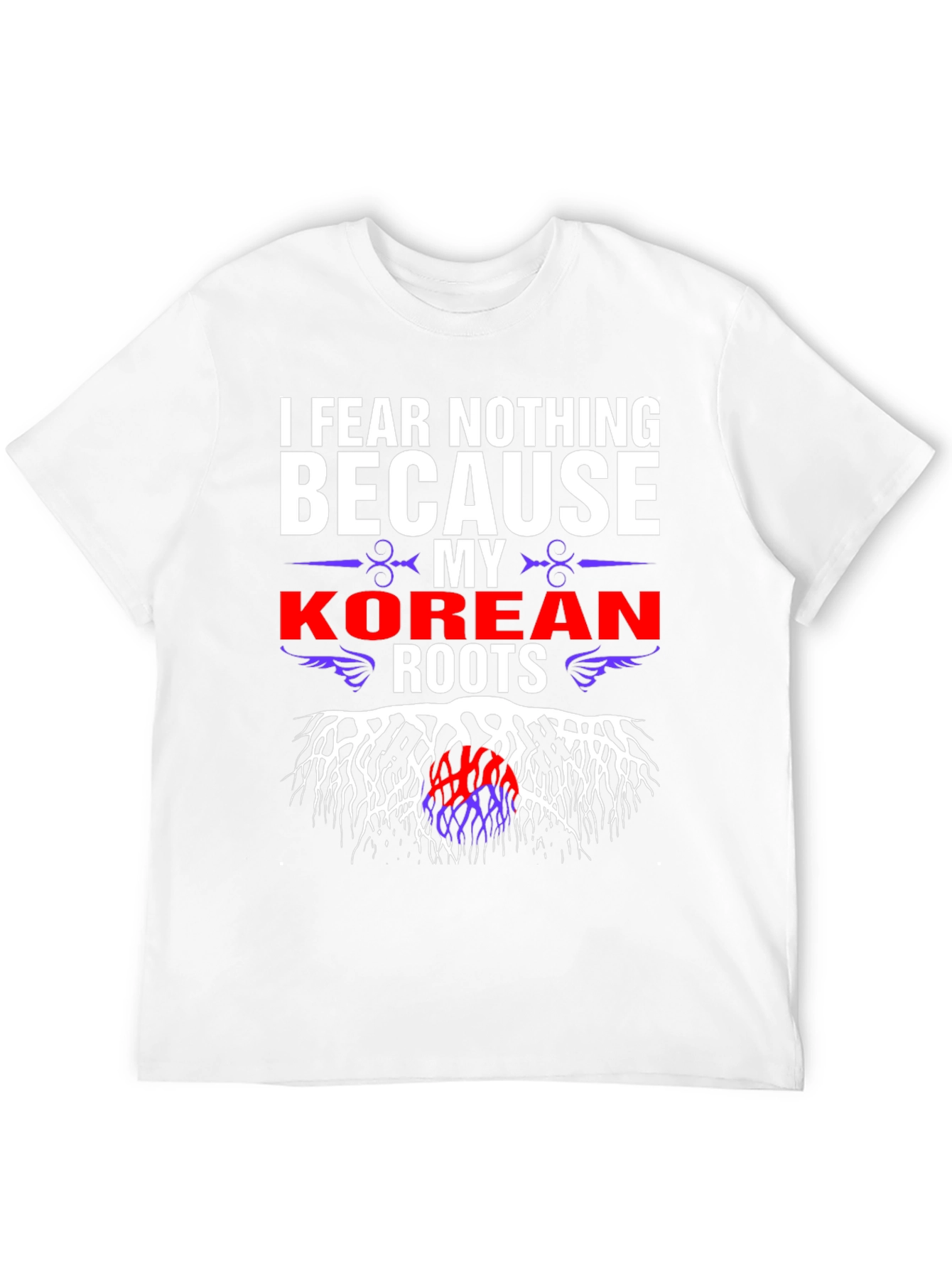 Korean Roots T-Shirt - I Fear Nothing Tee