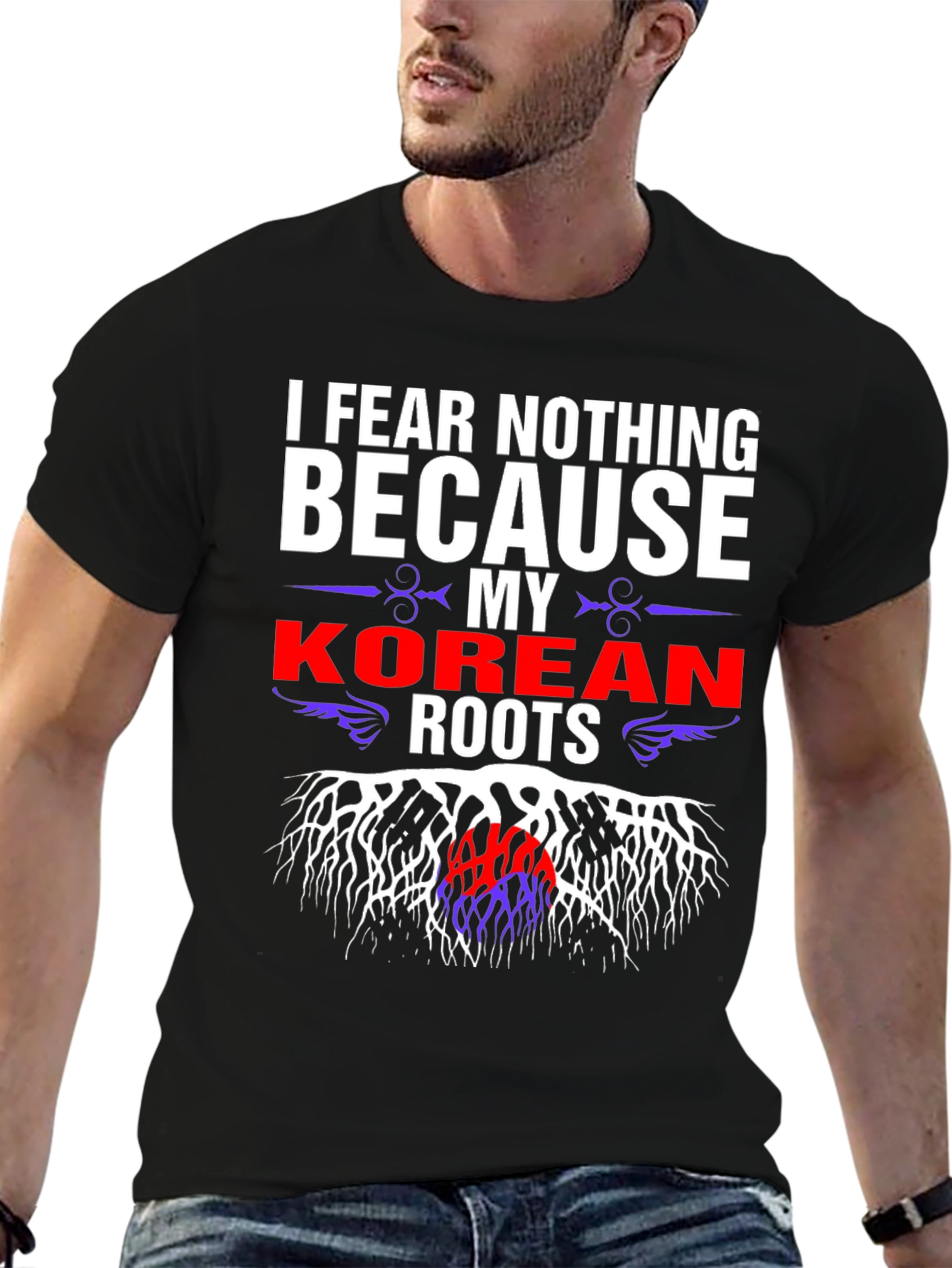Korean Roots T-Shirt - I Fear Nothing Tee