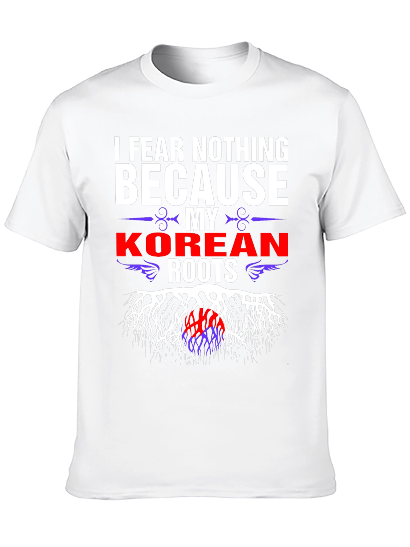 Korean Roots T-Shirt - I Fear Nothing Tee