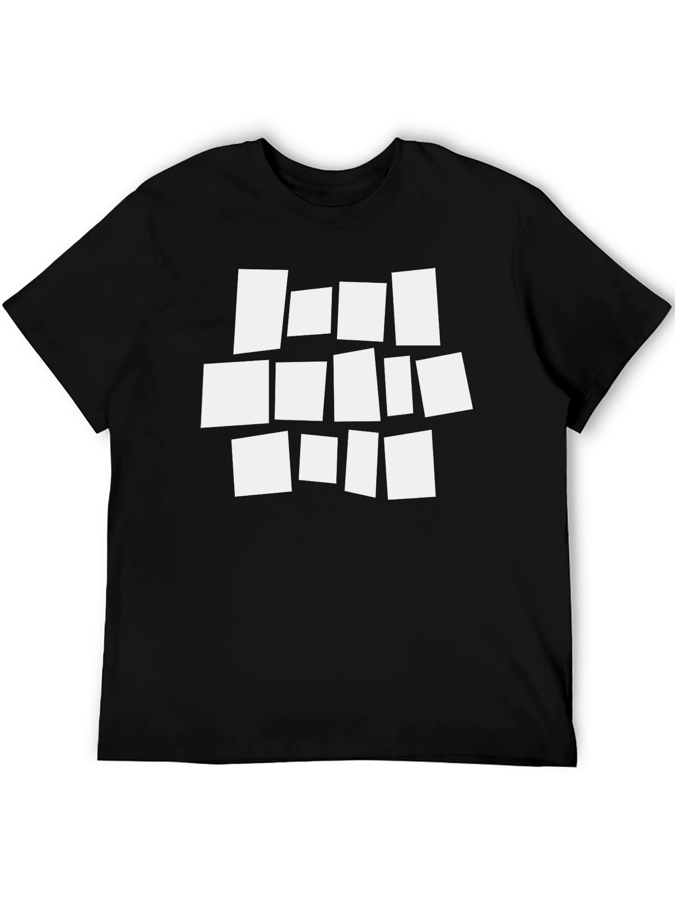 Abstract Graphic Black T-Shirt