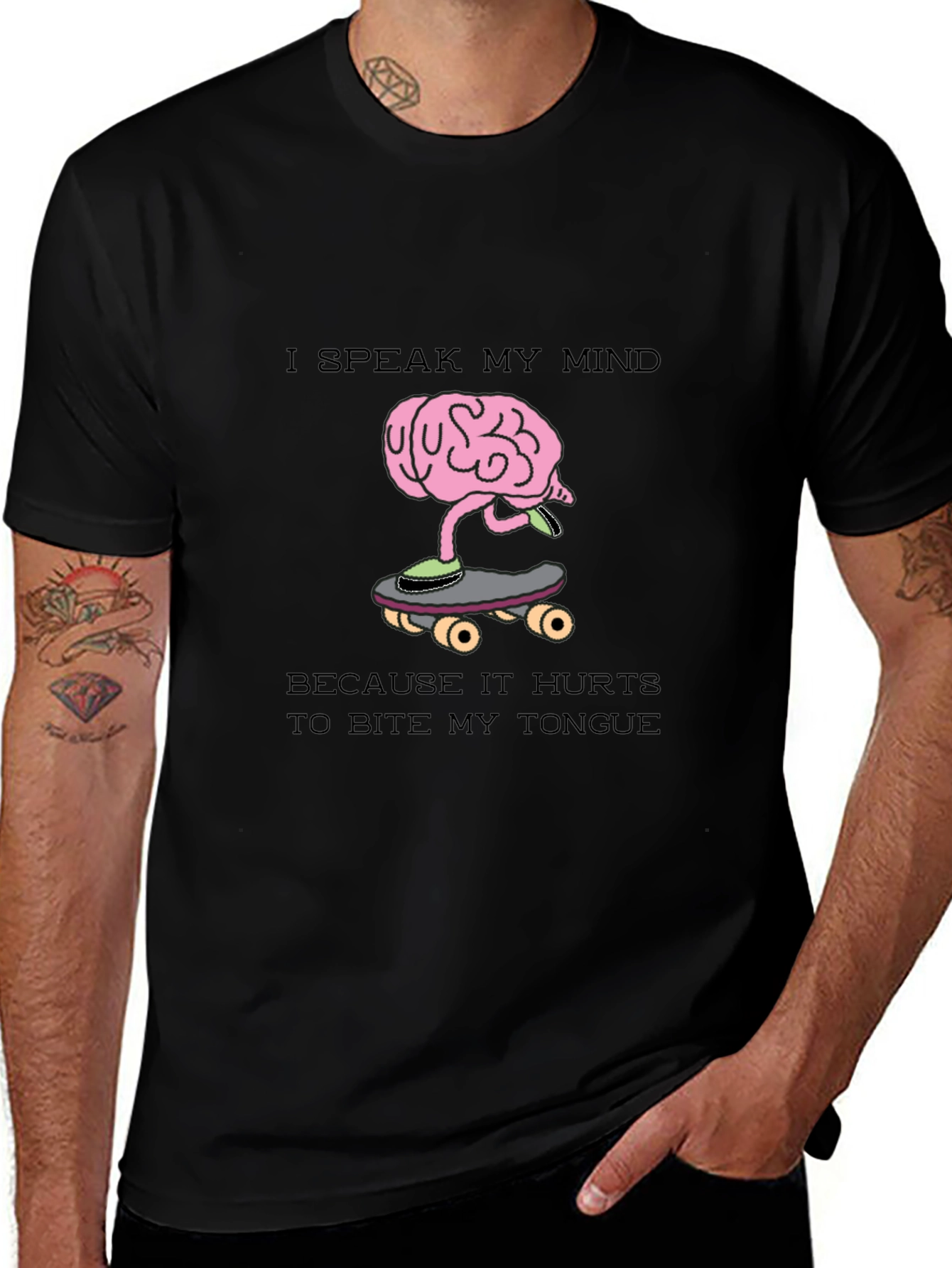 Speak My Mind Graphic T-Shirt