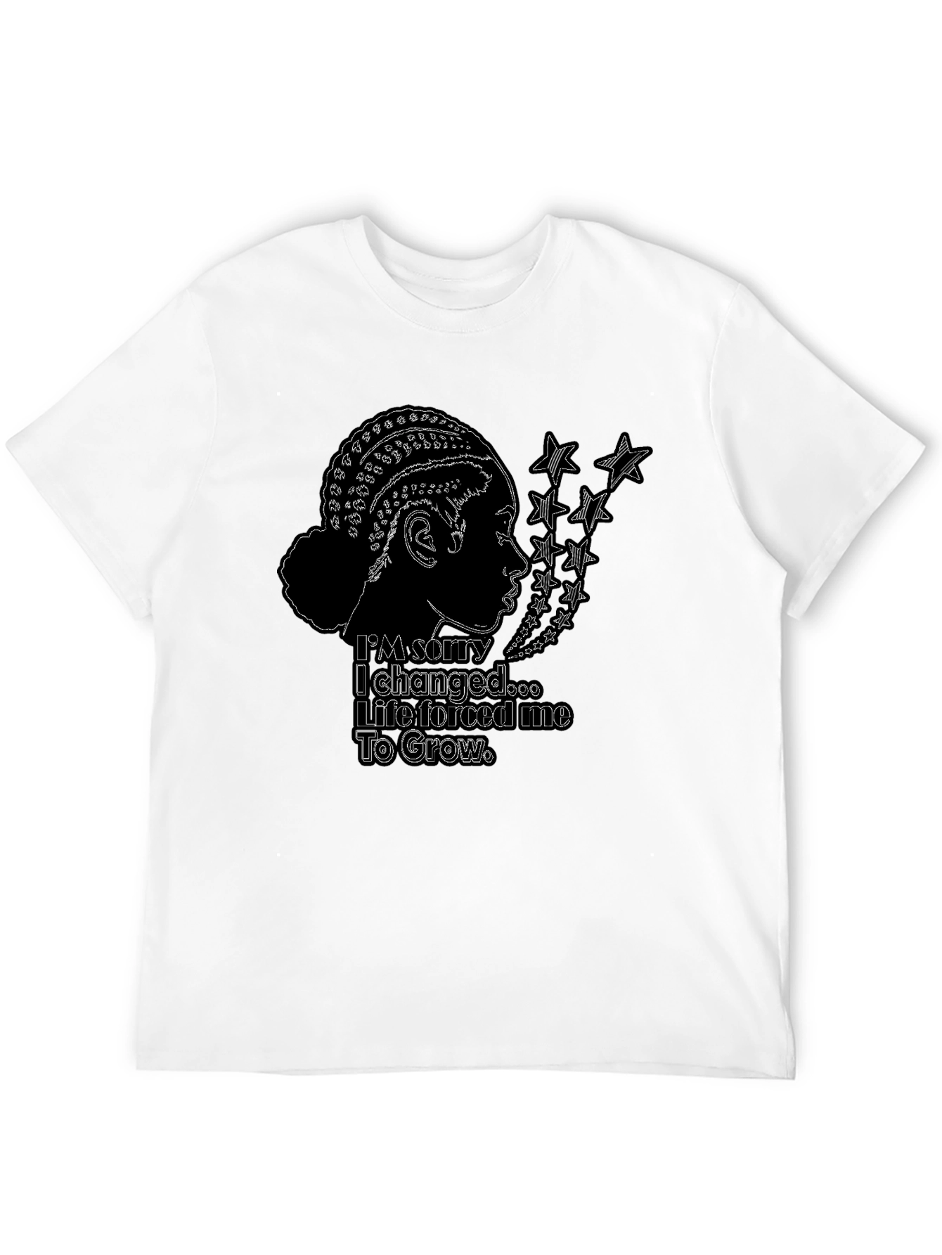 Im Sorry I Changed Black Graphic Tee