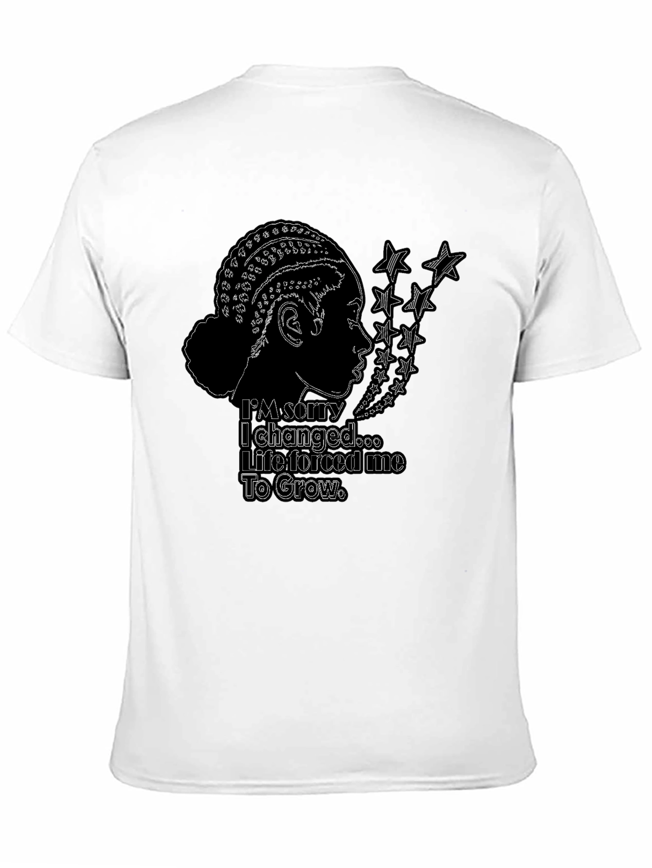 Im Sorry I Changed Black Graphic Tee