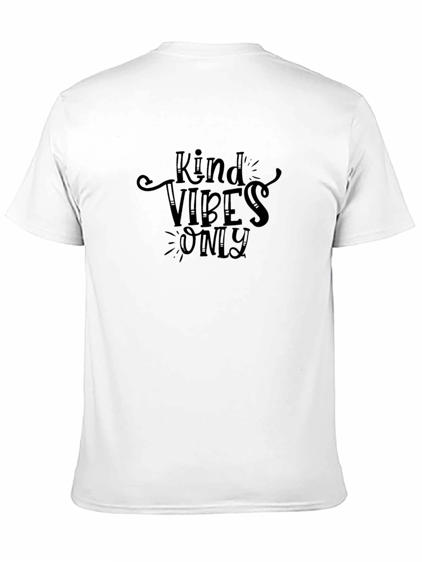 Kind Vibes Only Black Graphic Tee