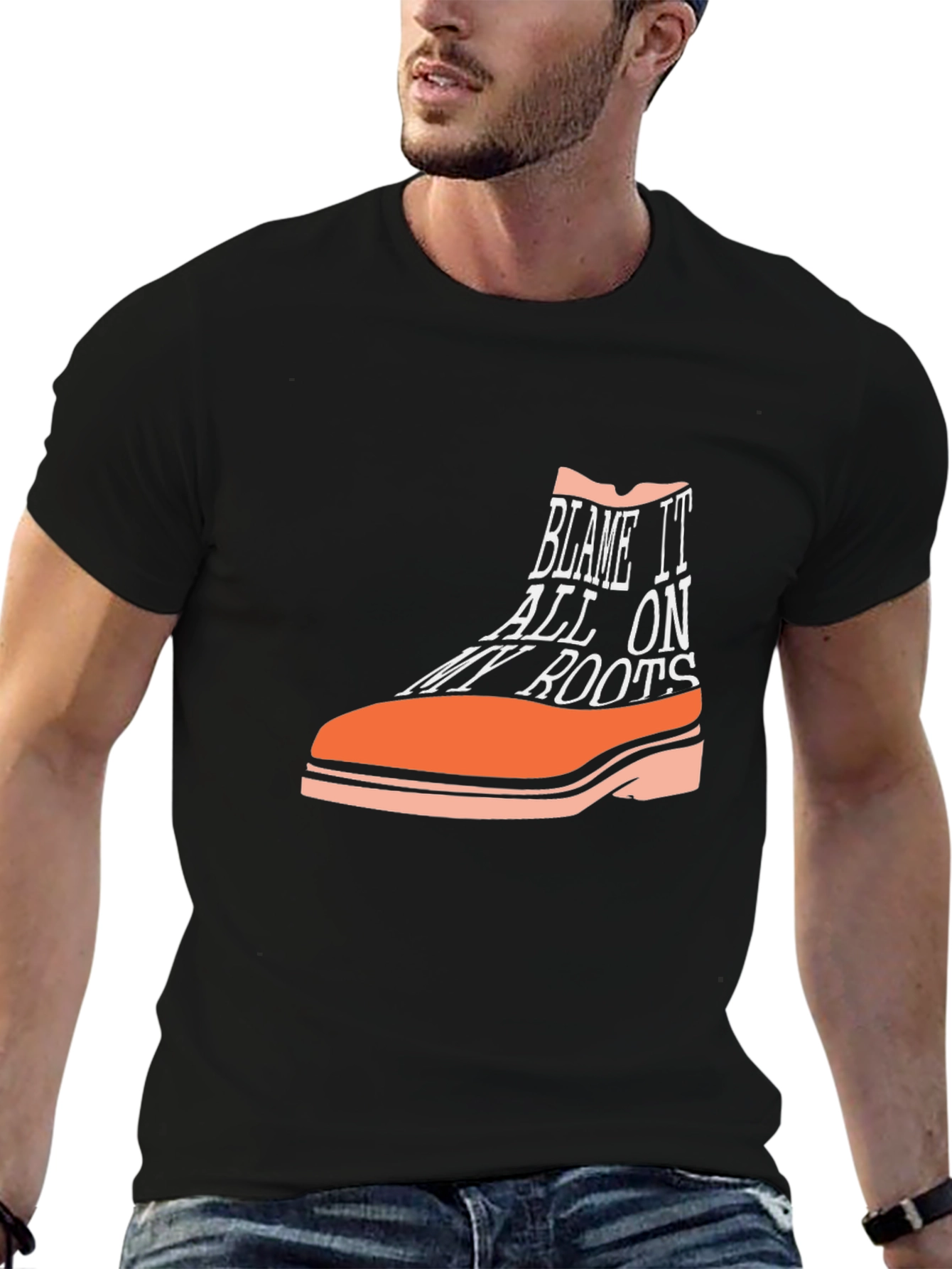 Blame It On My Roots Graphic T-Shirt